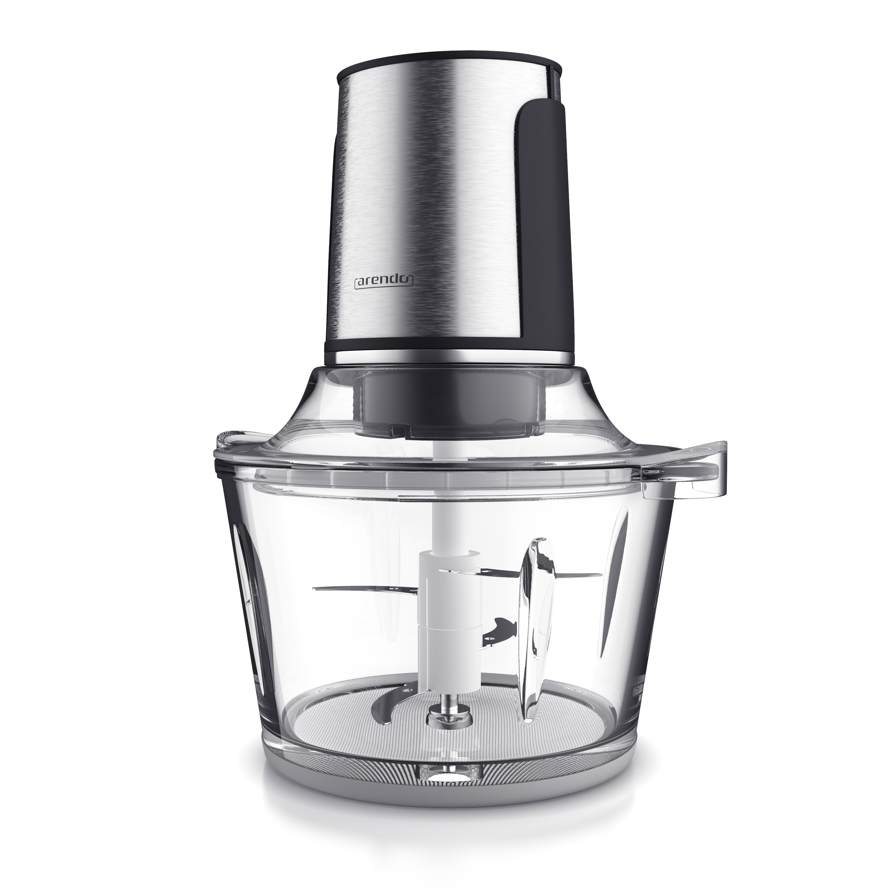 Arendo Elektrischer Multizerkleinerer - Universal Zerkleinerer mit 1,5 L Glasbeh&auml;lter 