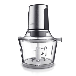 Arendo Elektrischer Multizerkleinerer - Universal Zerkleinerer mit 1,5 L Glasbehälter 