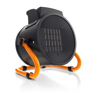 Brandson Heizlüfter, Bauheizer, Keramikheizer, Eletroheizer für Baustelle, Tragegriff, 3000W, 2 Heizstufen, Überhitzungsschutz 