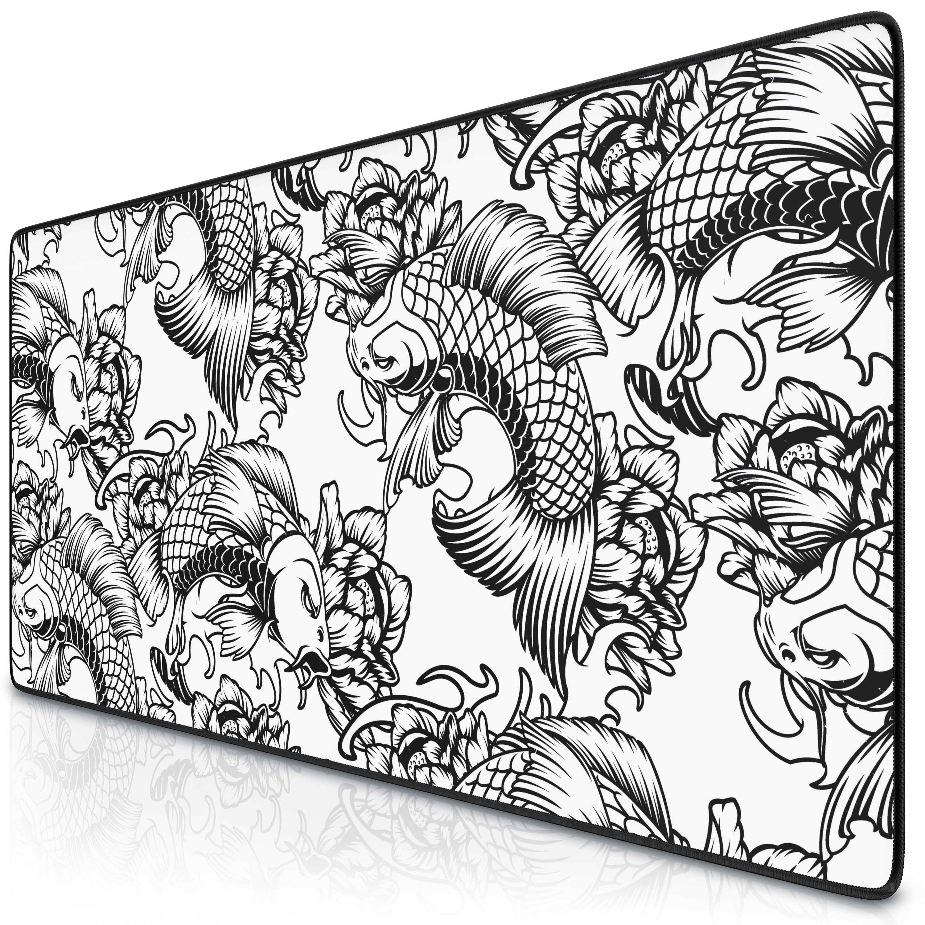 Titanwolf XXL Speed Gaming Mauspad Titanwolf Schwarz 900 x 400mm, XXL Mousepad, Tischunterlage Large Size, verbessert Pr&auml;zision und Geschwindigkeit 