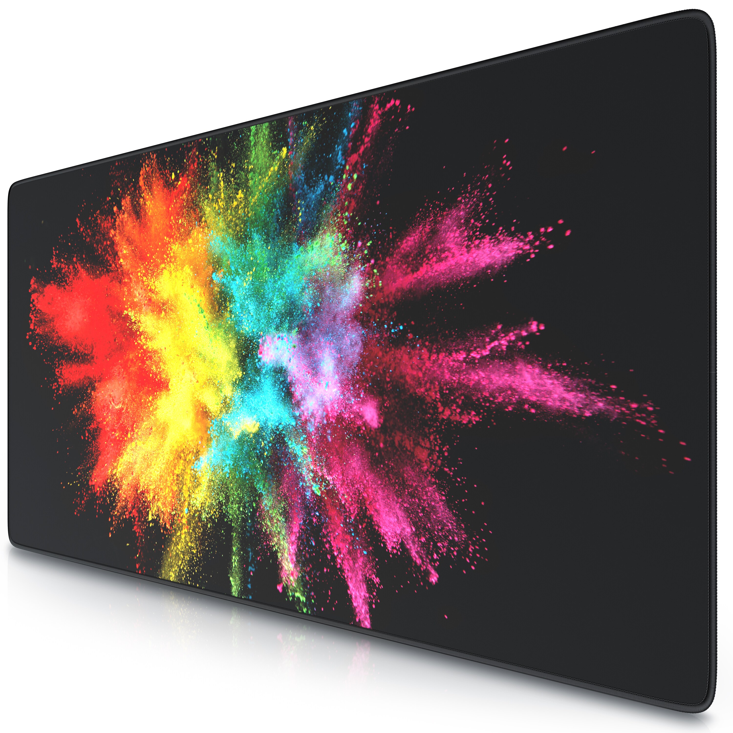 Titanwolf XXL Speed Gaming Mauspad Titanwolf Schwarz 900 x 400mm, XXL Mousepad, Tischunterlage Large Size, verbessert Pr&auml;zision und Geschwindigkeit 