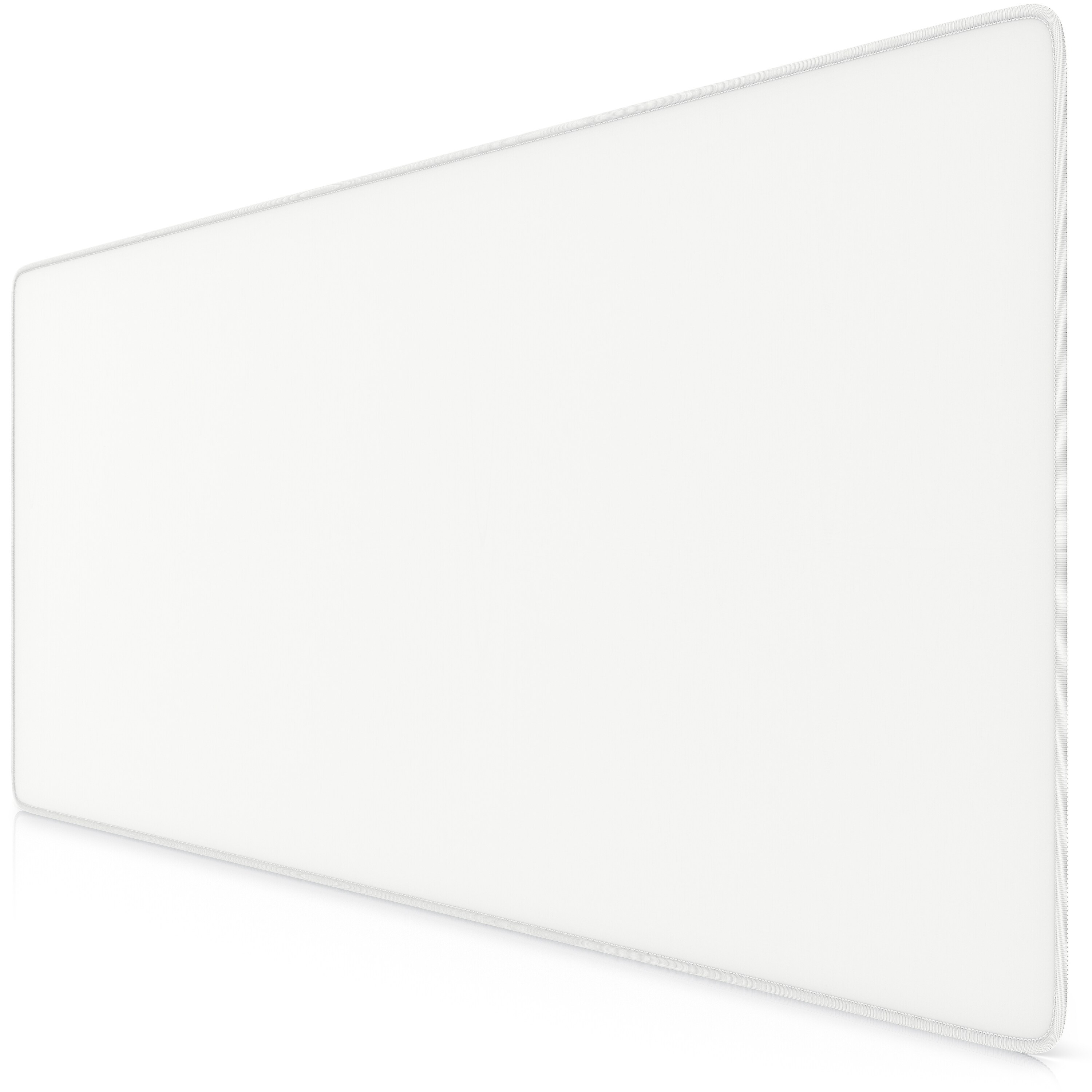 Titanwolf Gaming Mauspad XXL, glattes Stoffgewebe, Speed Mousepad 900 x 400mm gro&szlig;e Fl&auml;che, wei&szlig; 