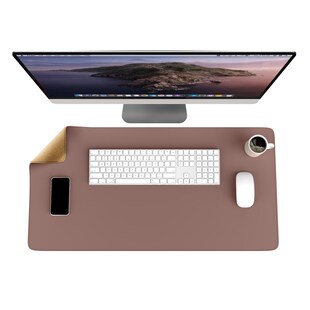 CSL Mauspad, XXL 800 x 400 x 3 mm Schreibtischunterlage, XXL Mousepad / Rutschfest, Khaki 