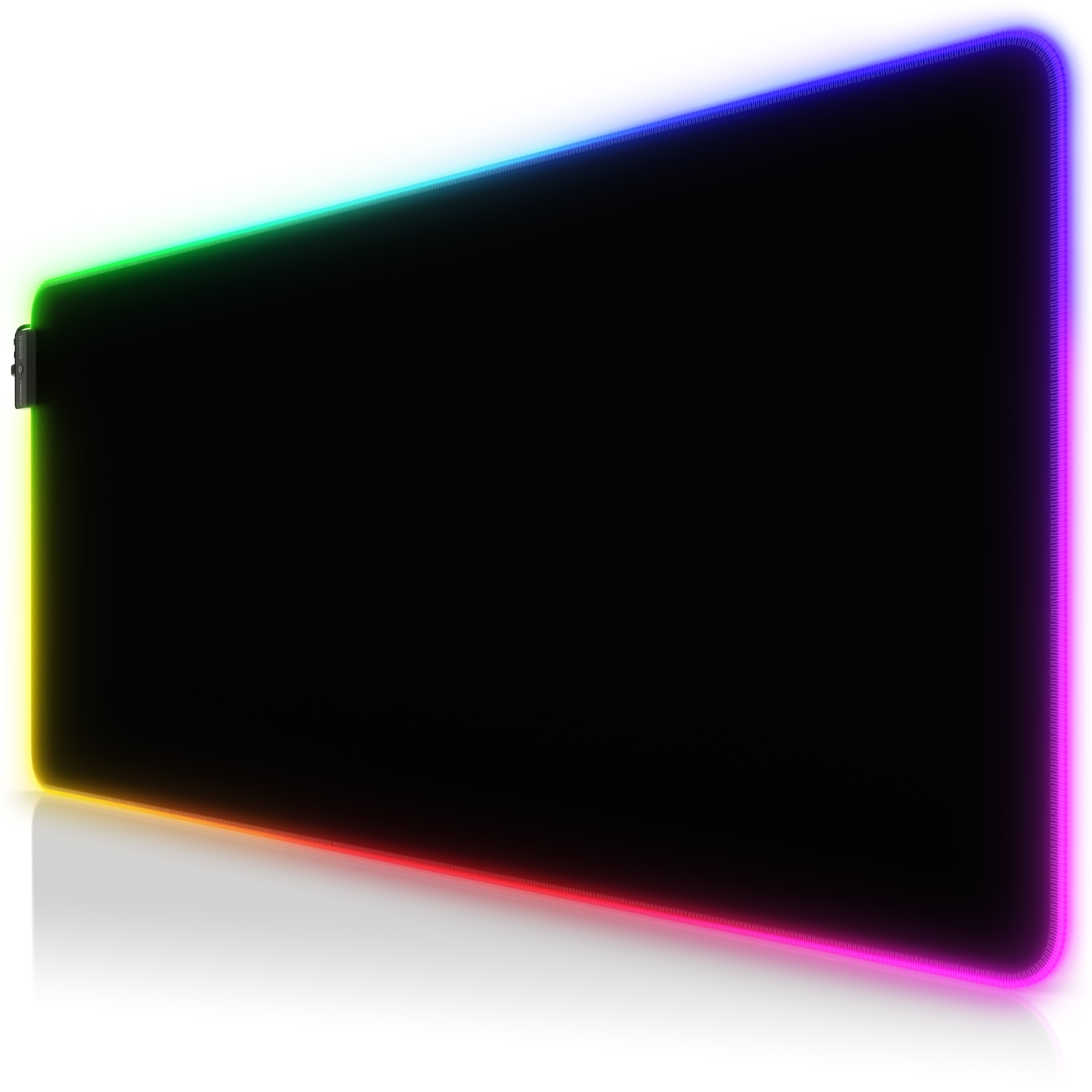 Titanwolf RGB Gaming Mauspad, Mousepad 900 x 400 mm, verbessert Pr&auml;zision & Geschwindigkeit, schwarz 