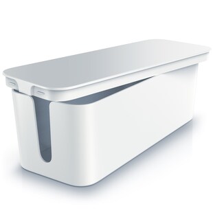 BEARWARE Kabelbox, Kabel Box mit Gummifüßen - Kabelmanagement / dezente Optik / Ladebox 