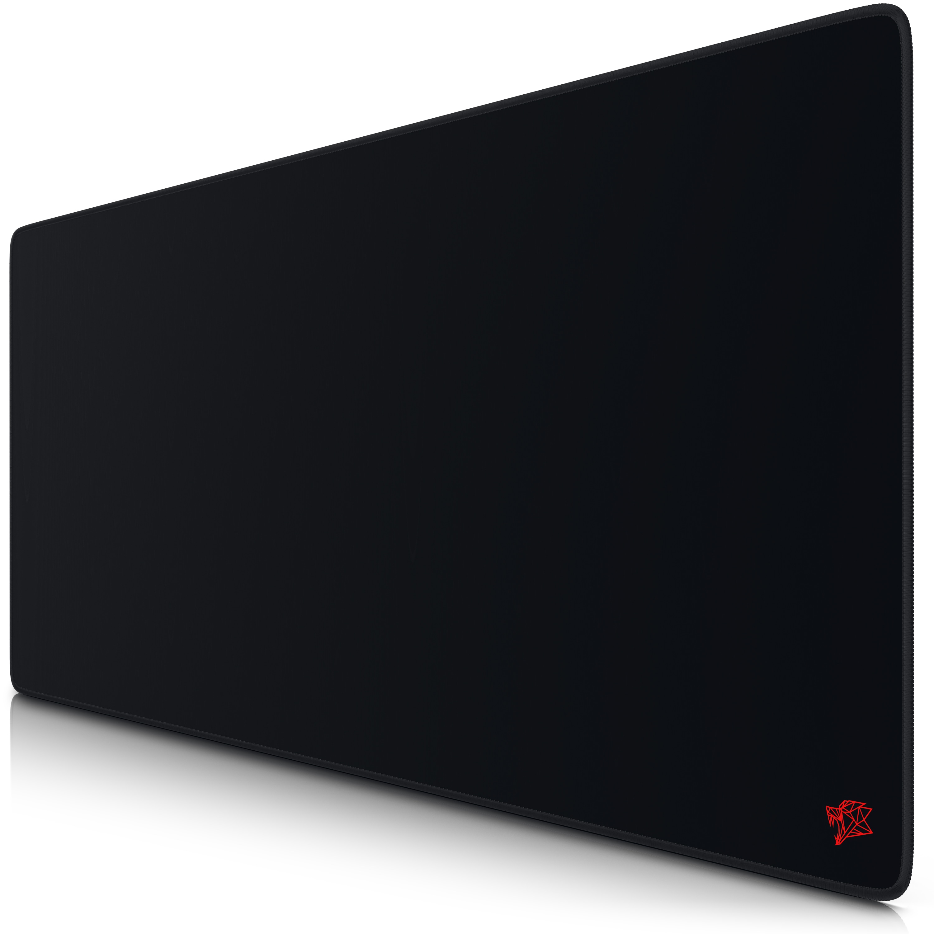 Titanwolf Gaming Mauspad, XXL Speed Gaming Mousepad / Extragro&szlig;e Fl&auml;che von 900 x 400mm, Icon rot 