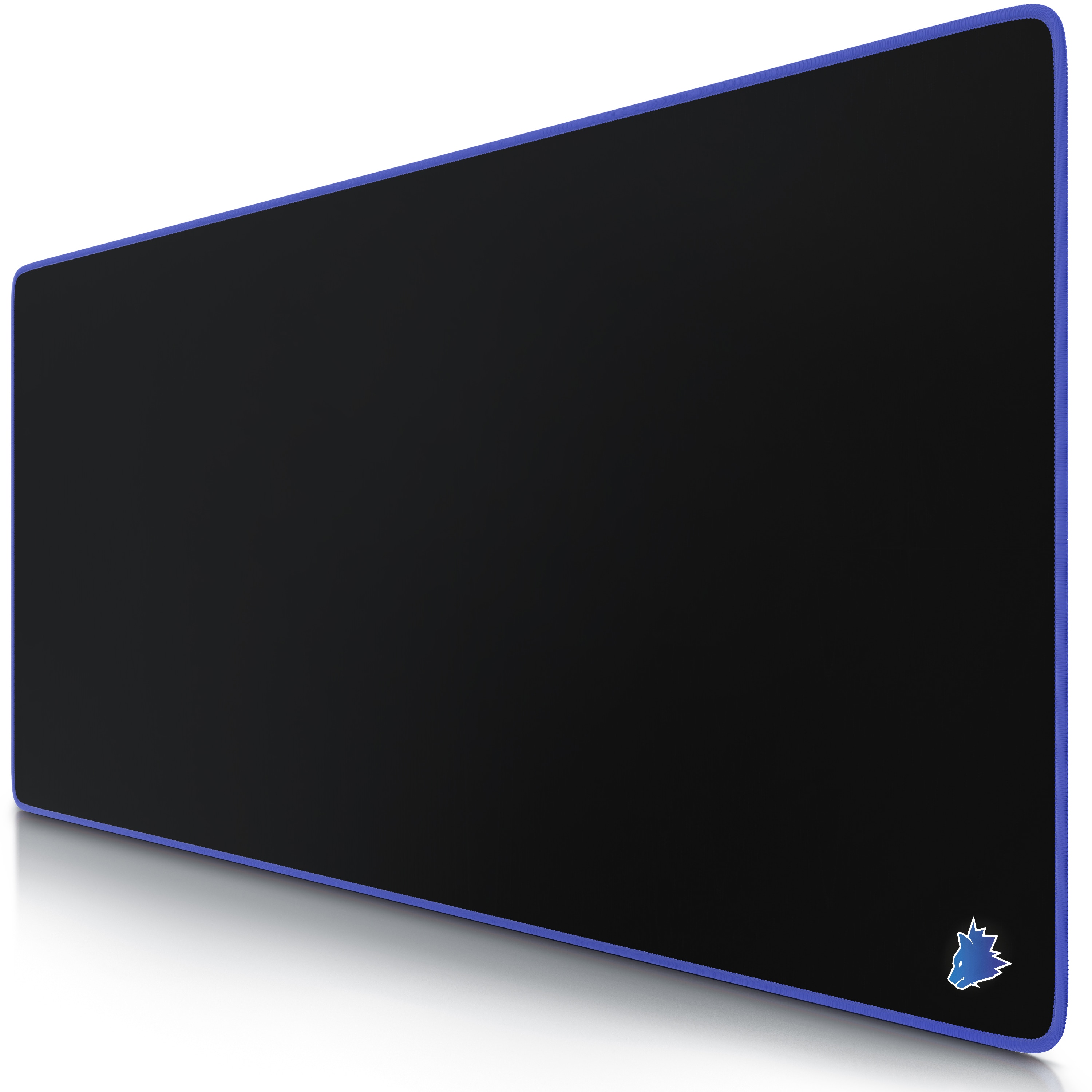 Titanwolf Gaming Mauspad, XXL Speed Gaming Mousepad / Extragro&szlig;e Fl&auml;che von 900 x 400mm, Kopf blau 
