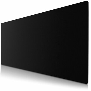 CSL Mauspad, Schreibtischunterlage XXL, Elegante Leder Optik, Mousepad 900 x 400 mm, schwarz 