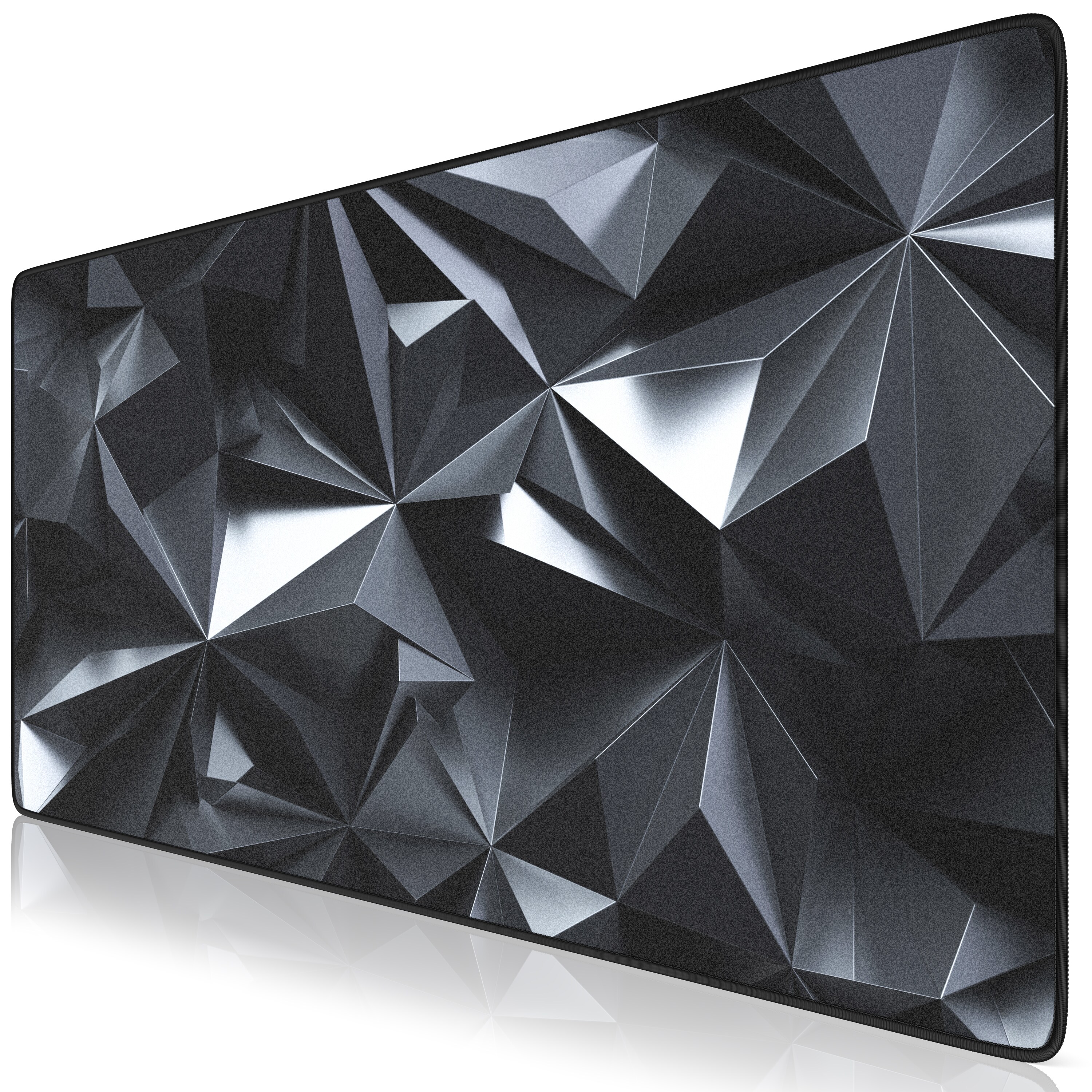 Titanwolf Gaming Mauspad, 900 x 400mm XXL Mousepad, verbessert Pr&auml;zision & Geschwindigkeit, Black Crystal 
