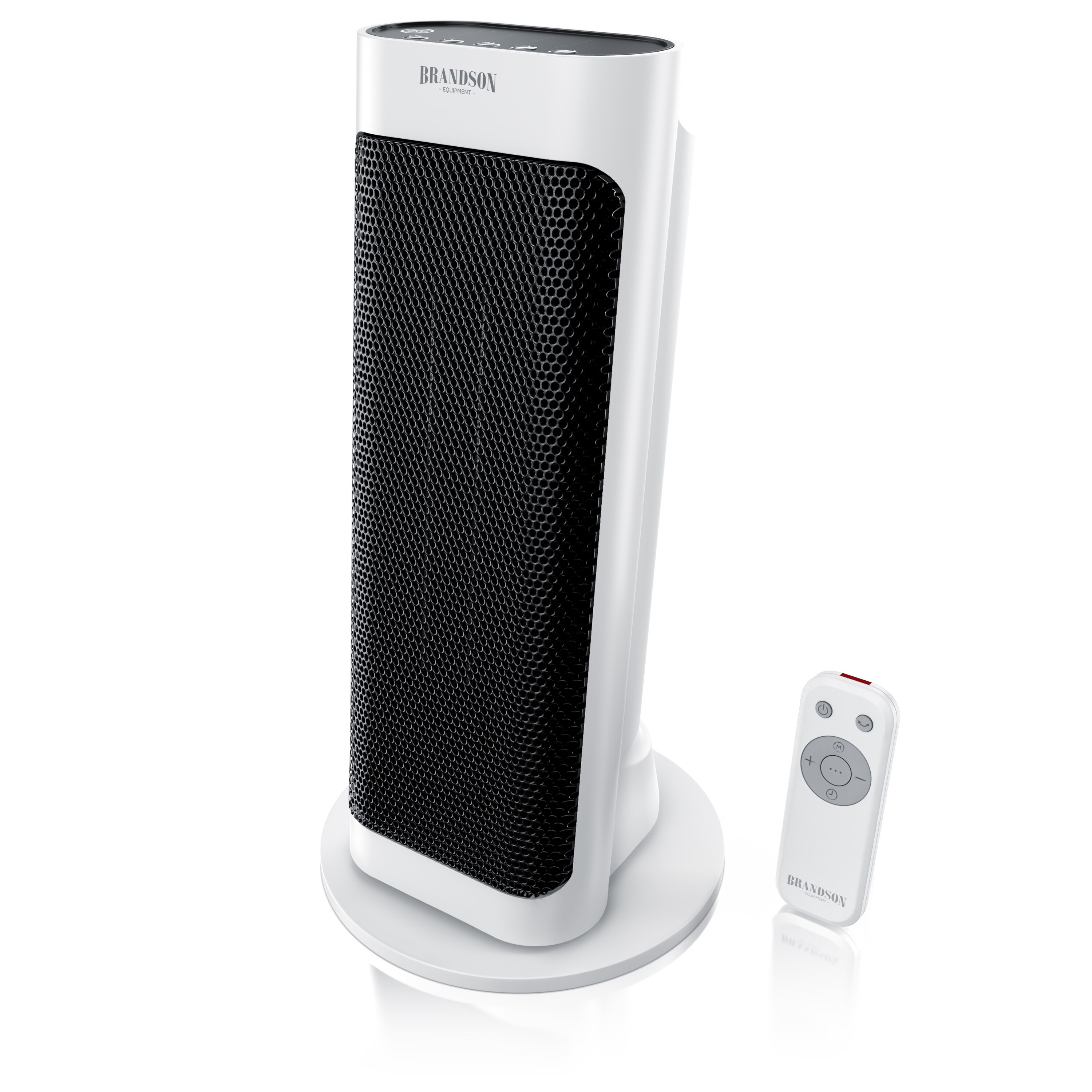 Brandson 2000W Keramik Heizl&uuml;fter mit Fernbedienung, 80&deg; Oszillation, &Uuml;berhitzungsschutz, Automatische Abschaltung, Umkippschutz, 1-7h Timer 