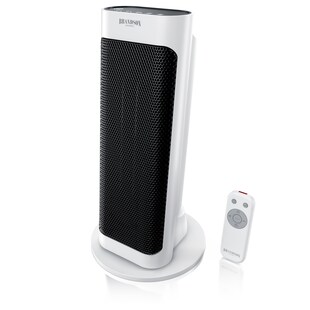 Brandson 2000W Keramik Heizlüfter mit Fernbedienung, 80° Oszillation, Überhitzungsschutz, Automatische Abschaltung, Umkippschutz, 1-7h Timer 