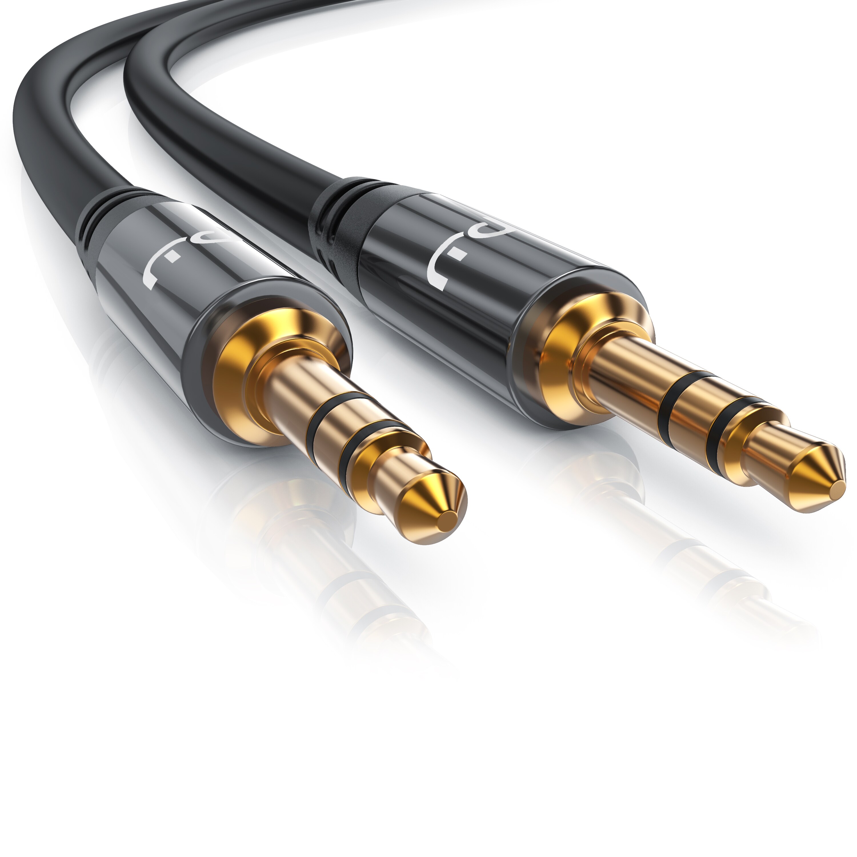 Primewire AUX zu 3,5-mm-Klinke Audio-Kabel, HiFi Klinkenkabel f&uuml;r Audioger&auml;te Premium Series  - 5m 