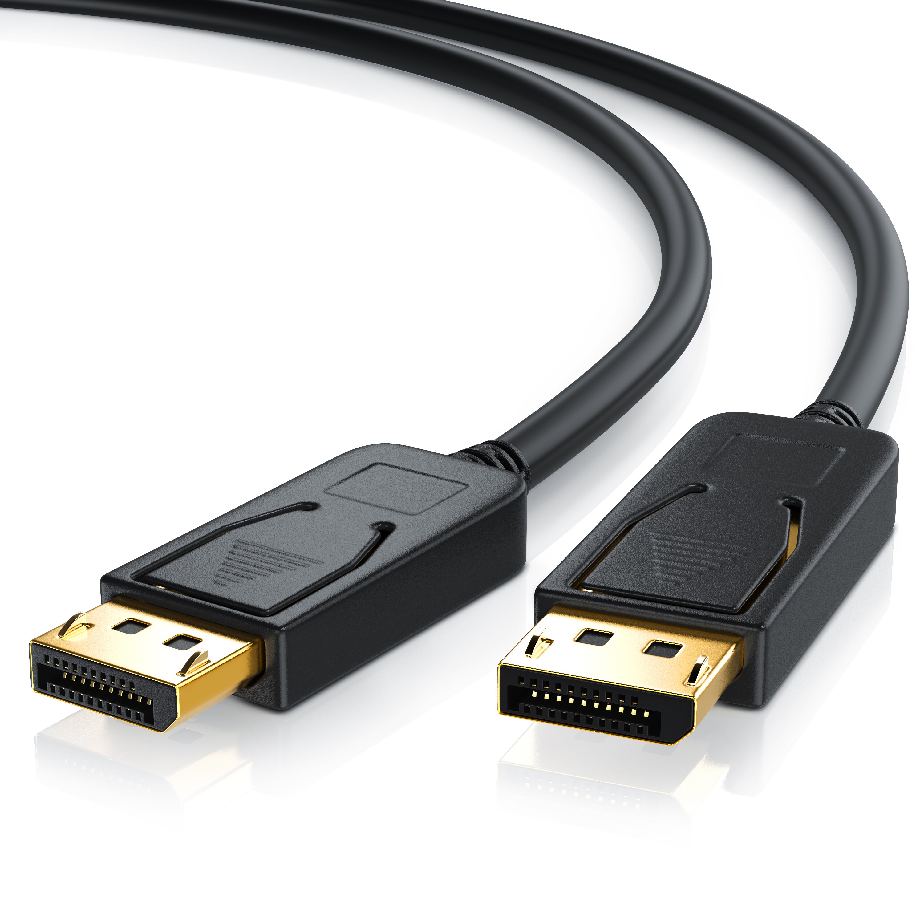 CSL DisplayPort Audio- & Video-Kabel, DP Monitor Kabel 4k 60Hz UHD incl. Audio-&Uuml;bertragung - 5m 