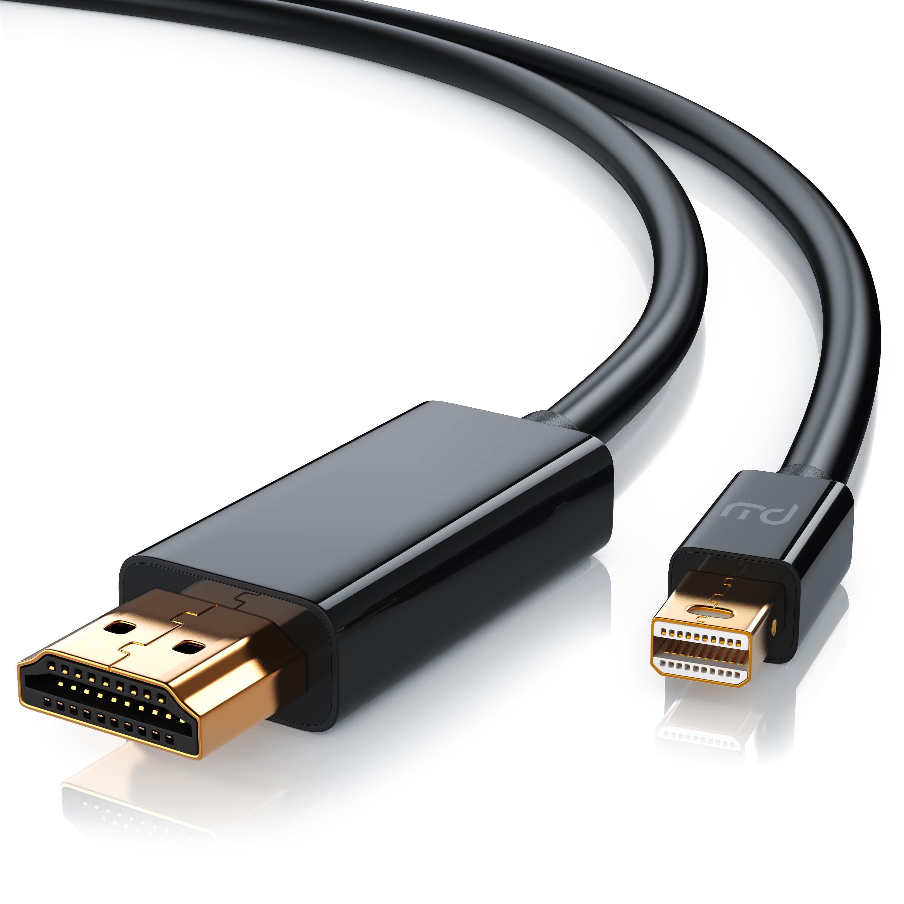 Primewire Mini DisplayPort zu HDMI Typ A Audio- & Video-Kabel, 4K miniDP  UHD 2160p Adapter / Konverterkabel - 1m 