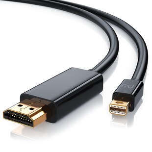 Primewire Mini DisplayPort zu HDMI Typ A Audio- & Video-Kabel, 4K miniDP  UHD 2160p Adapter / Konverterkabel - 1m 