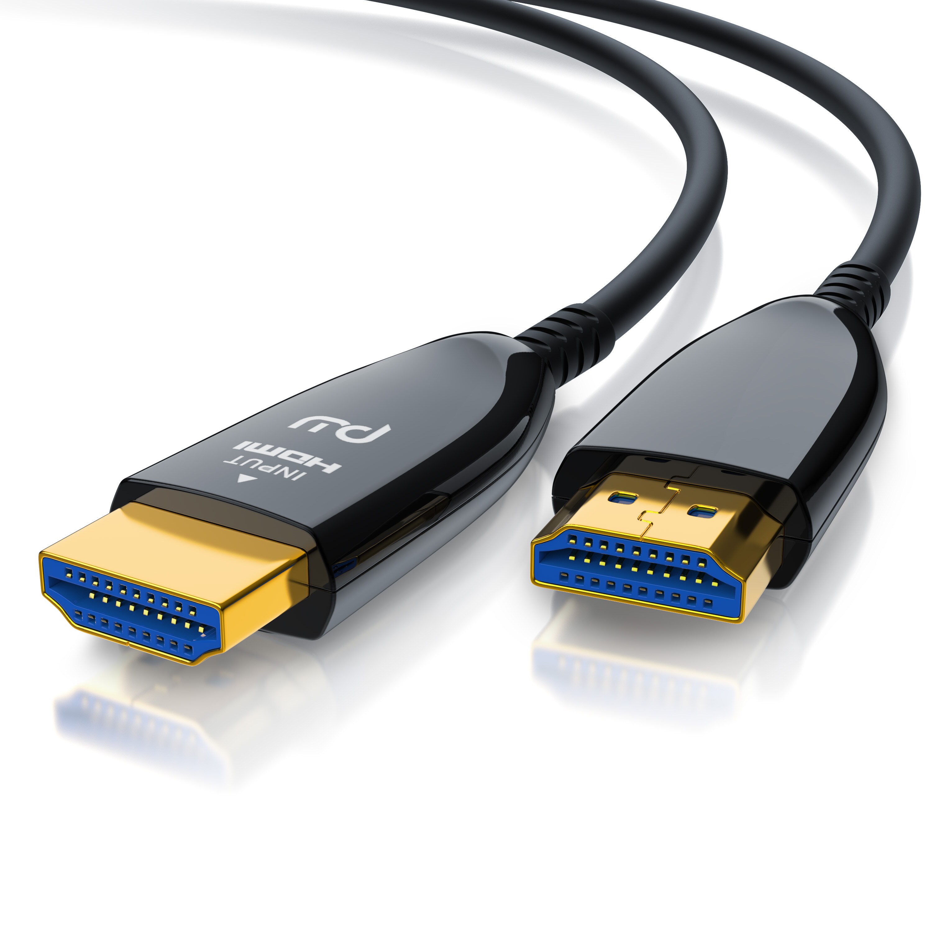 Primewire - HDMI Kabel 2.1 Glasfaser, 8K 120Hz, 4k 240Hz, optisches Kabel, HDR10+ 3D eARC CEC, HDCP 2.3 HDMI Kabel Ultra High Speed, Glasfaserkabel - 10m 