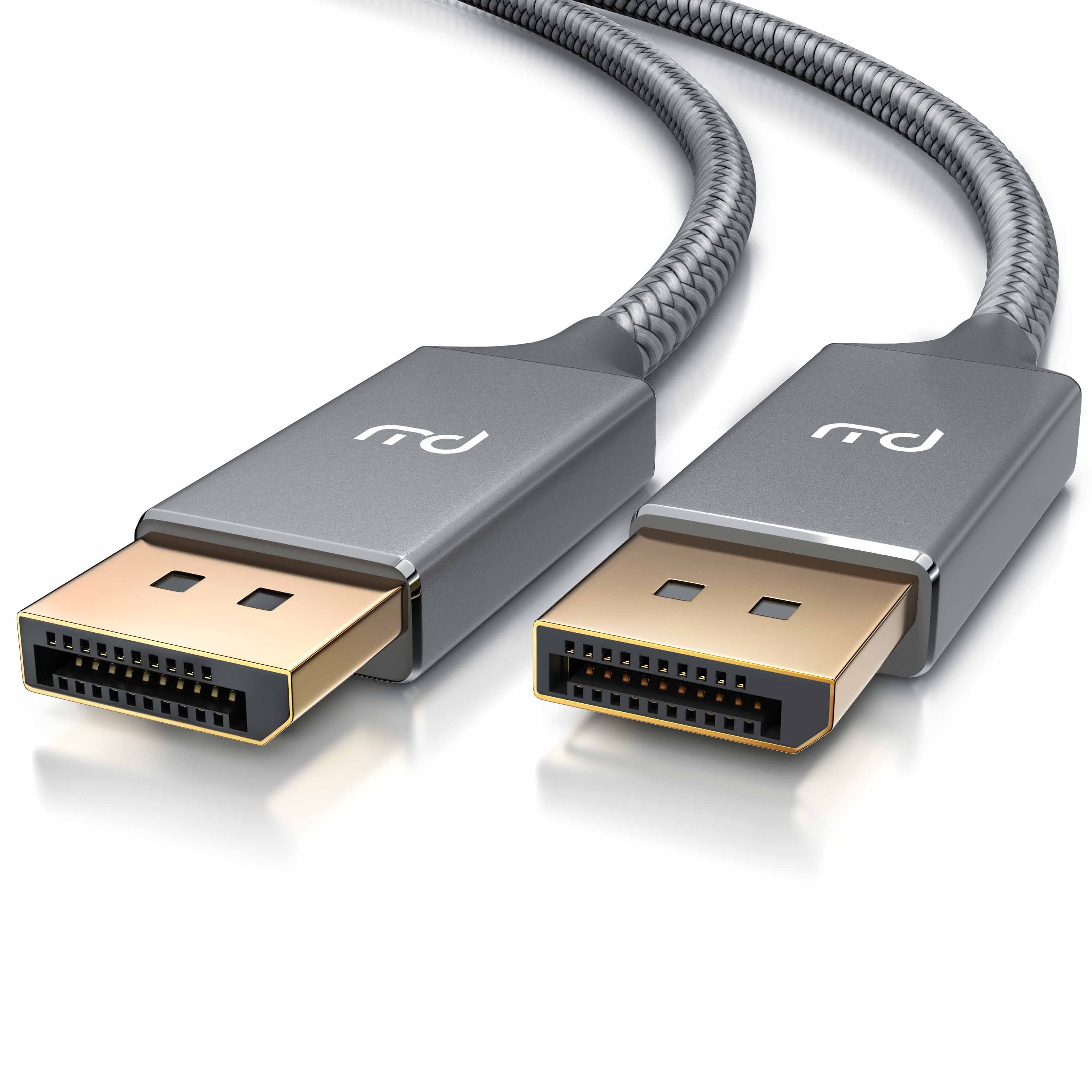 Primewire Premium DisplayPort auf DisplayPort Kabel mit Nylonummantelung 4K 3840 x 2160 @ 60 Hz - 1m 
