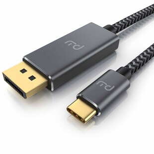 Primewire USB Typ C zu Display Port Konverterkabel Adapterkabel mit Stoffummantelung 8K 7680 × 4320 @ 30 Hz - 1m 