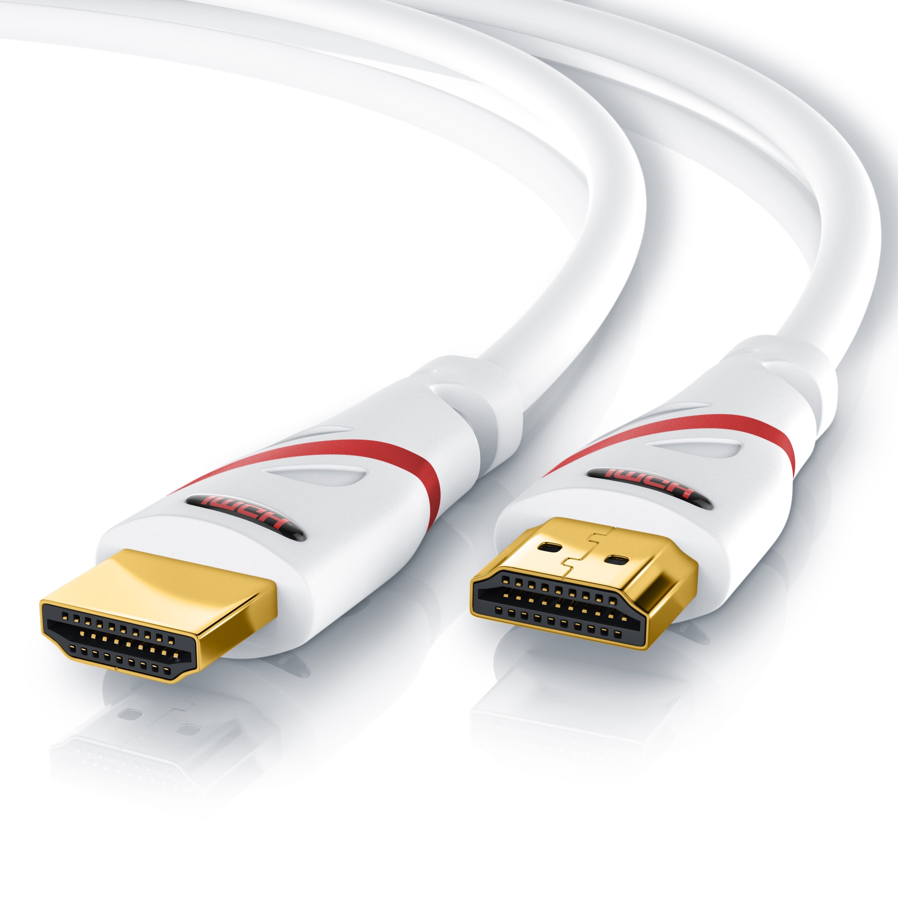 CSL 8k HDMI Kabel 2.1, 4K Ultra HD, UHD, Full HD, 3D, ARC, High Speed mit Ethernet, HDMI Typ A - 1m 
