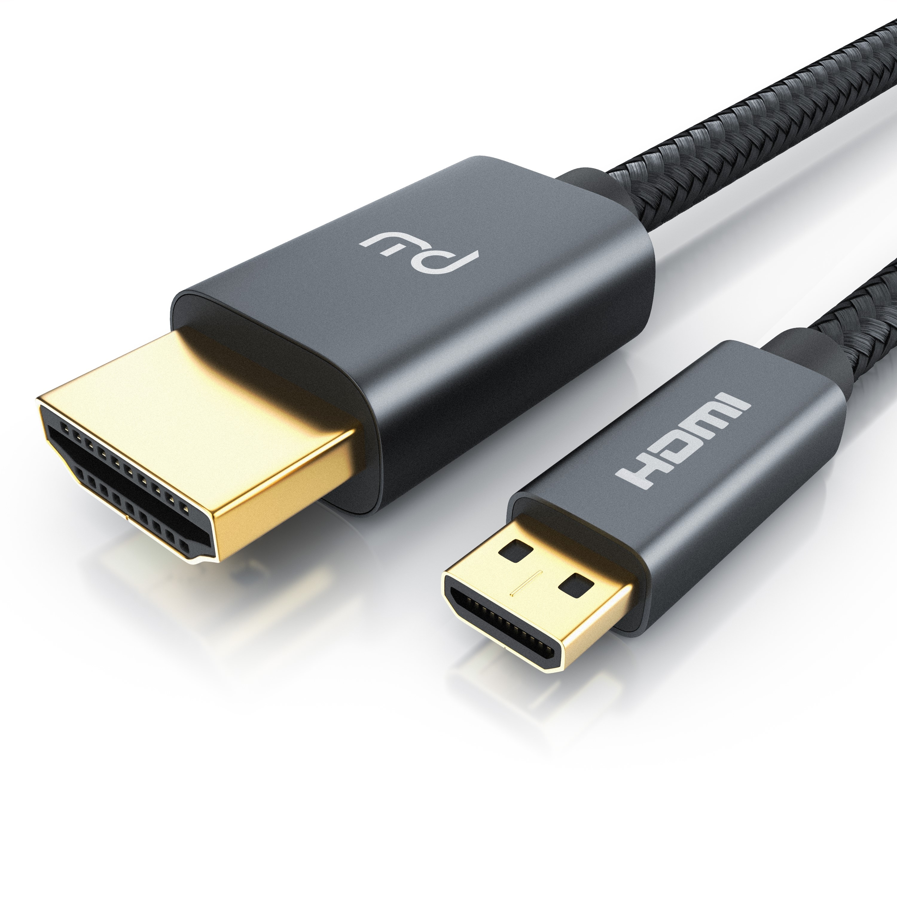 Primewire 8K HDMI 2.1 auf Micro HDMI Adapterkabel, 7680 x 4320 @ 120 Hz mit DSC - 3m 