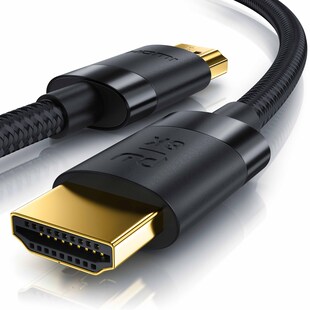 Primewire - 2m High Speed 8K HDMI Kabel 2.1 mit Ethernet ARC 3D 4K Ultra HD 7680x4320 @ 120 Hz PS4 360 TV OLED PC Laptop Beamer Monitor - Schwarz 