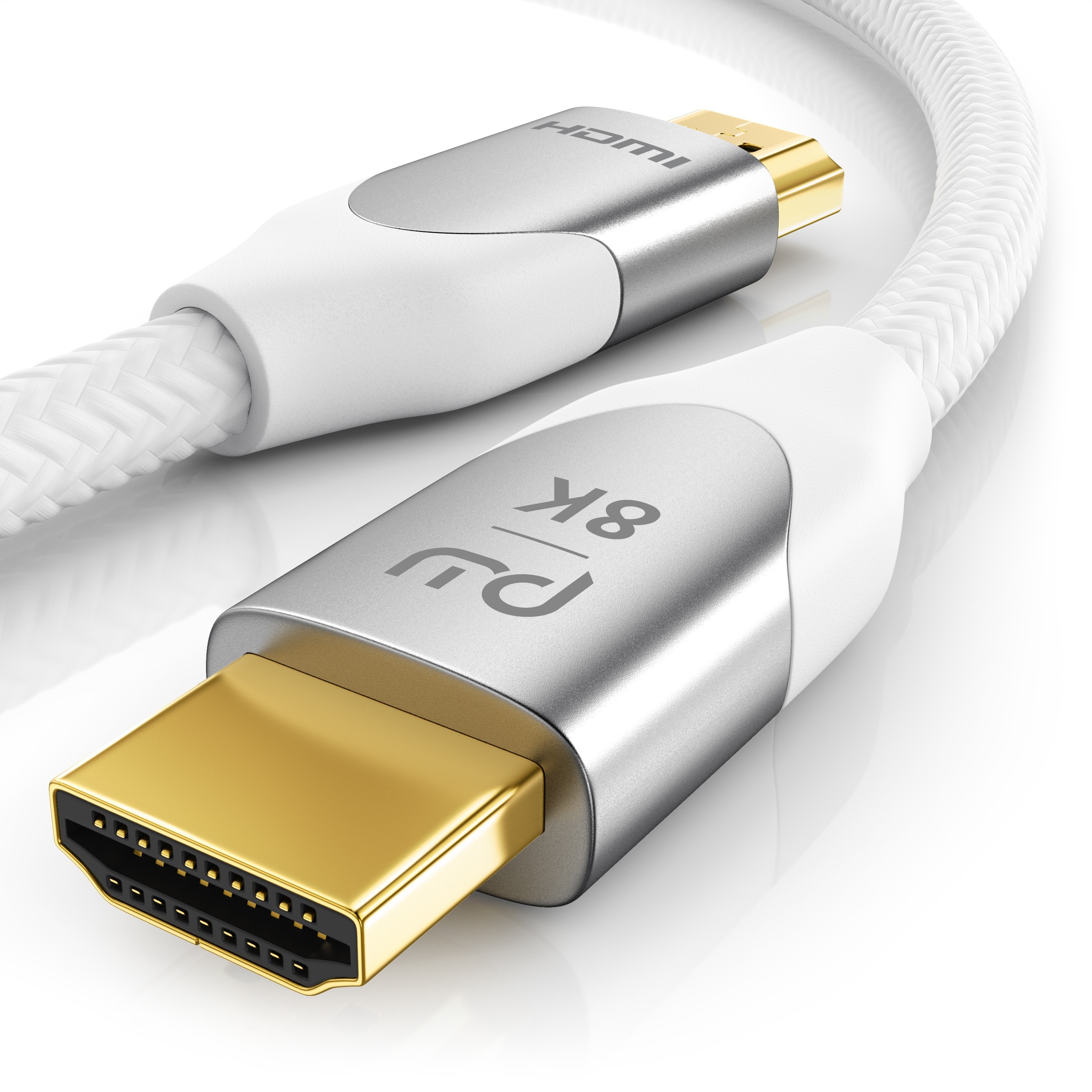 Primewire 8K Premium HDMI Kabel 2.1 mit Nylonummantelung, 7680 x 4320 @ 120 Hz mit DSC - 3m 