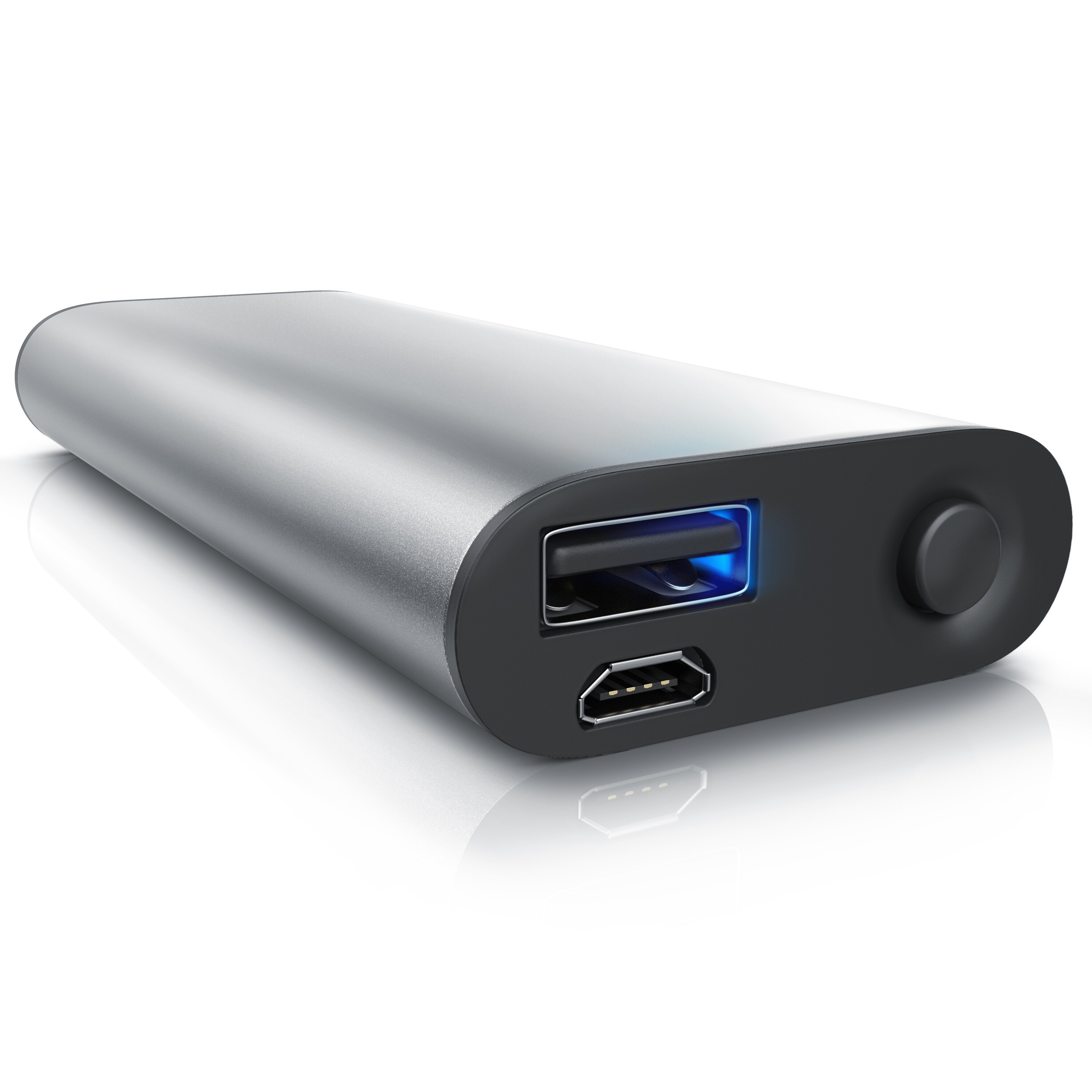 Aplic Alu Handw&auml;rmer mit Powerbank-Funktion - Akku Power Bank mit Taschenw&auml;rmer 