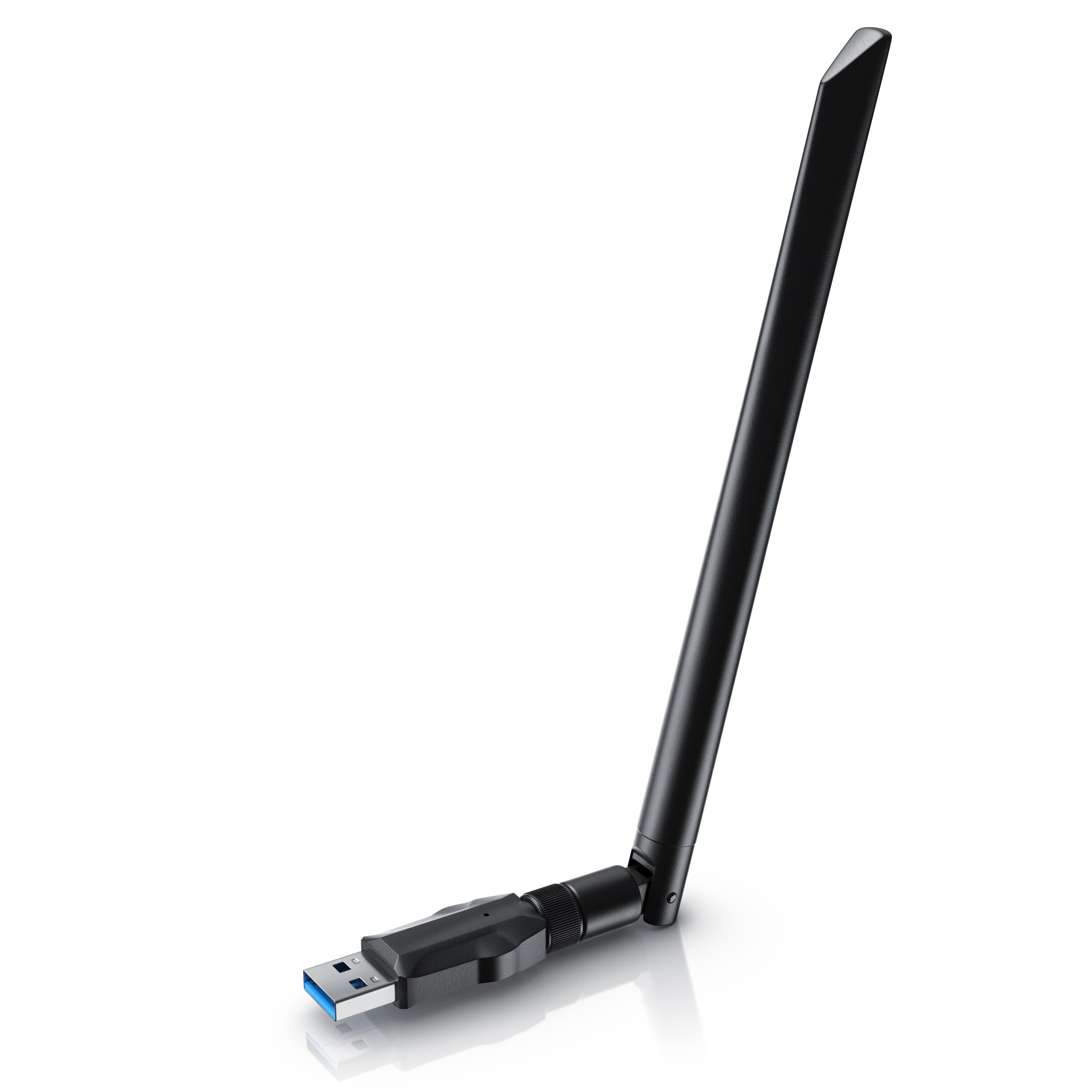 Aplic WLAN Adapter 1200MBit/s - 2,4Ghz + 5Ghz - Dual Band - 5 dBi externe Antenne - Mini WiFi Stick 1200 MBit/s - Wireless LAN - USB 3.2 Gen.1 