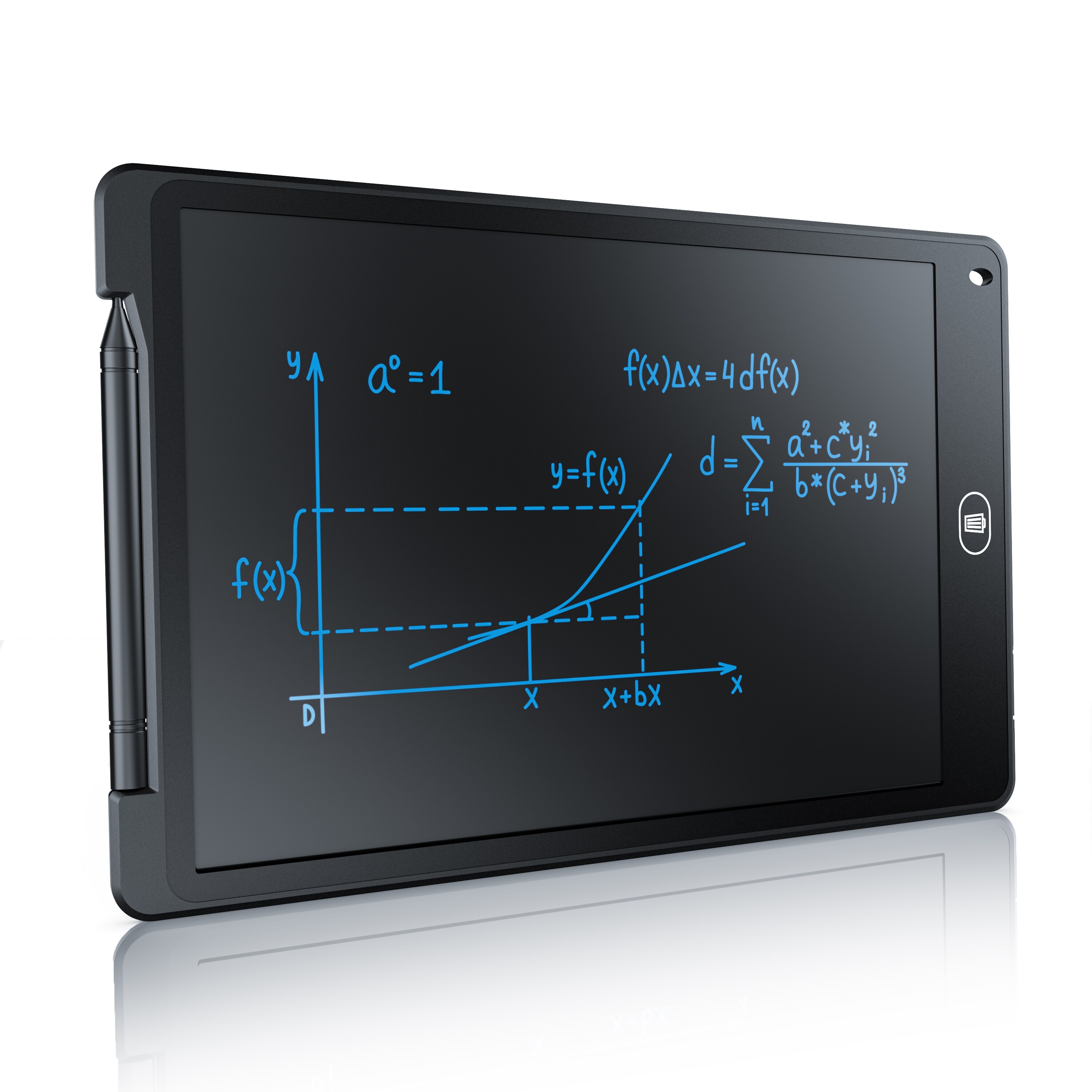 Aplic 12 Zoll LCD Schreibtafel - Digitale Maltafel Blaue Schrift - f&uuml;r Kinder und Erwachsene - Handschrift Notizblock Tablet - Zeichenbrett 