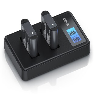 Aplic Akkuladegerät Set inkl. 2 Akkus - Kamera Batterieladegerät - Ladegerät geeignet für Sony NP-BX1 - 1000 mAh, 3,6 V - Ladekapazität: 600 mA 