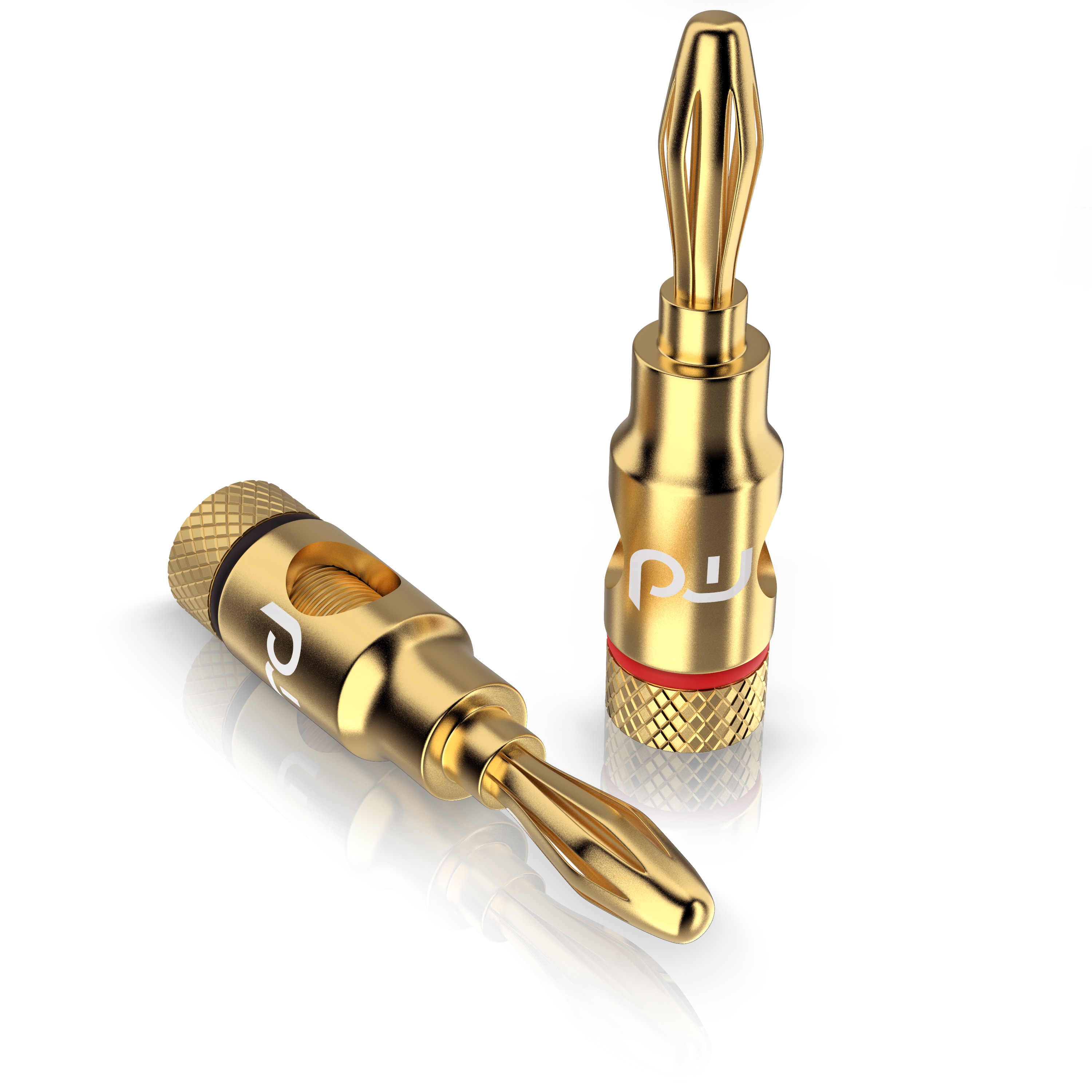 Primewire Audioadapter Bananenstecker f&uuml;r Kabel bis 6,8mm&sup2; - f&uuml;r Lautsprecherkabel, Verst&auml;rker 