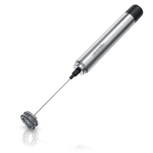 Arendo Stab Milchaufschäumer mit Einzel- und Dualquirl Handmilchaufschäumer mit Spezialspirale 