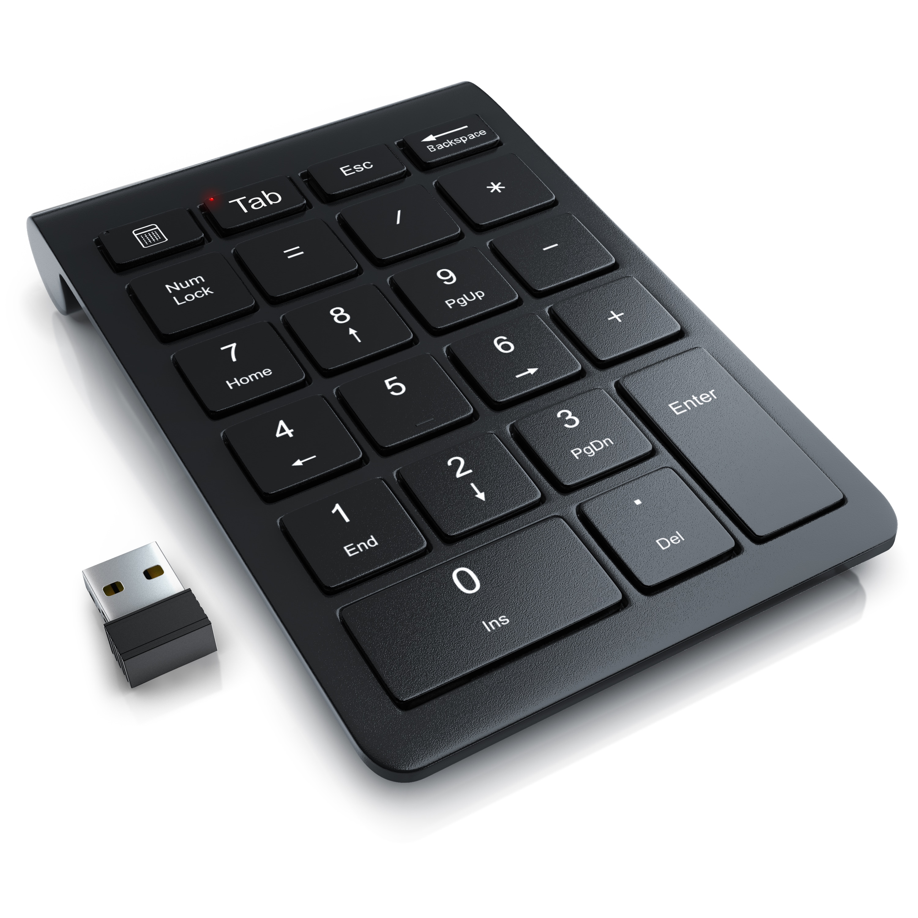 Aplic Bluetooth Numpad - Wireless Ziffernblock mit Multifunktionstasten - Keypad Aluminium - 35 Tasten - Bluetooth 3.0 - Kabellos 