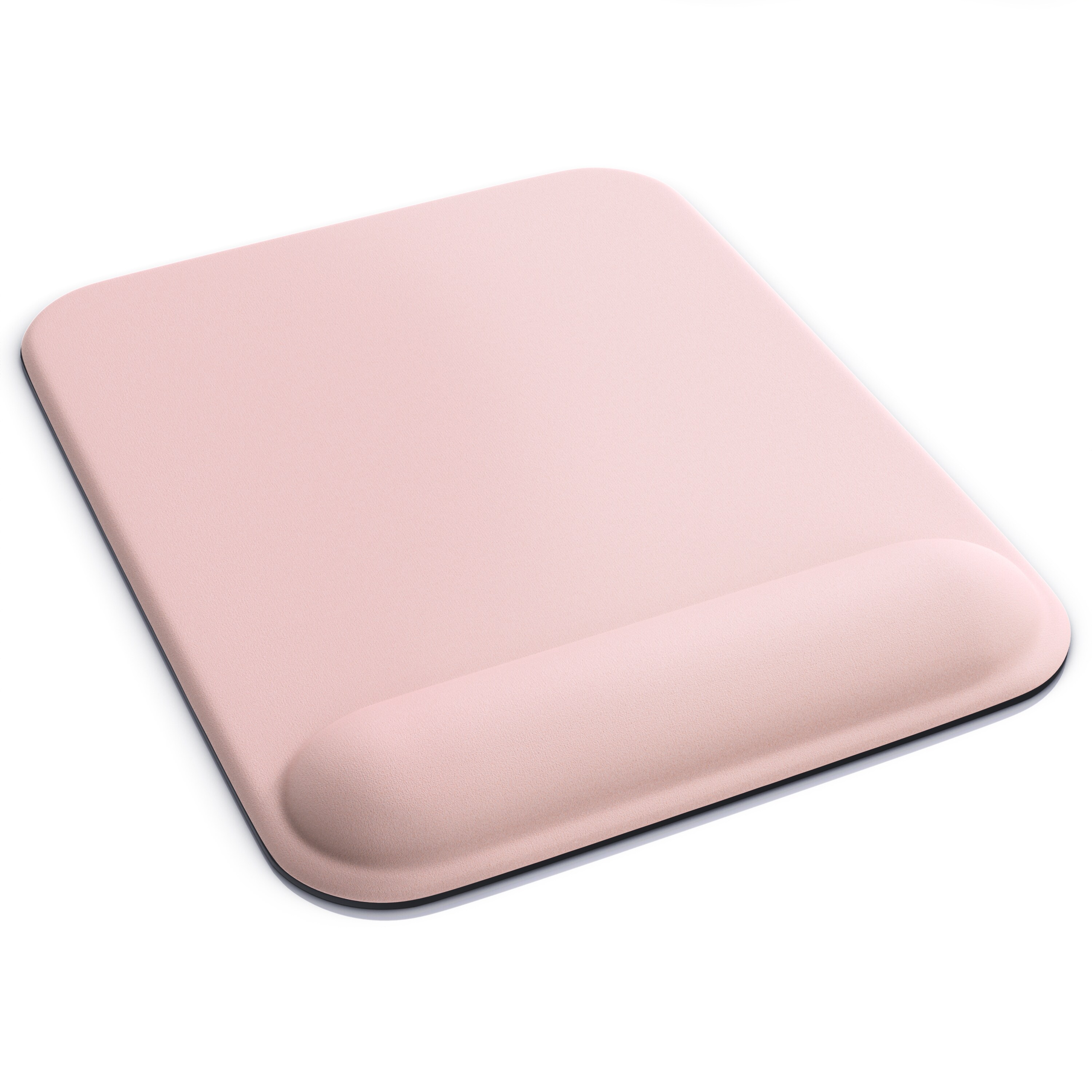 CSL Gaming Mauspad, Office Mousepad mit Gelkissen mit & Handgelenkauflage, 22,5 x 28 cm, rosa 