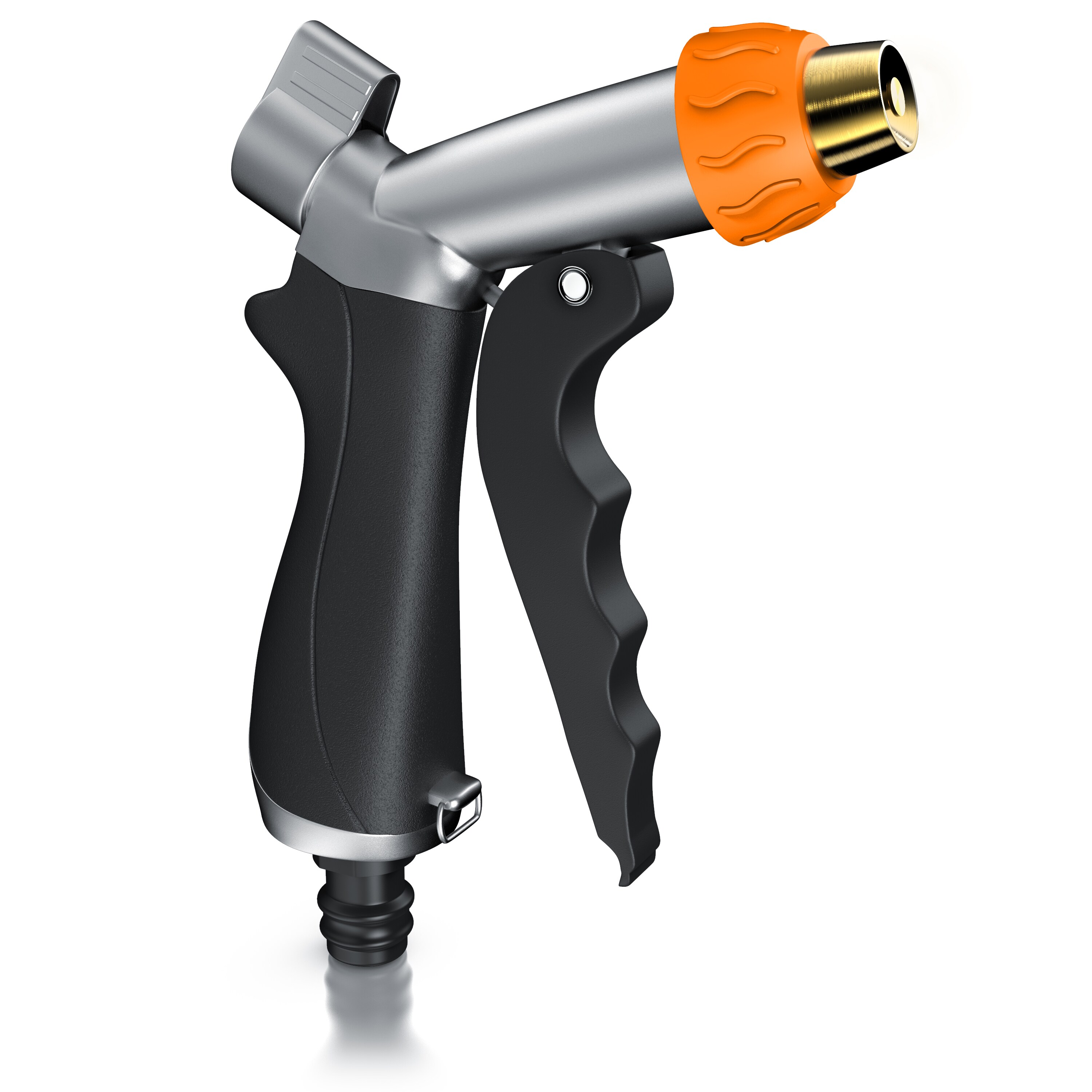 Brandson Garten Handbrause Metall Messing - Gartenbrause - 1/2 Zoll f&uuml;r Gartenschlauch - Pistolengriff mit Halteclip - 170 psi Wasserdruck 