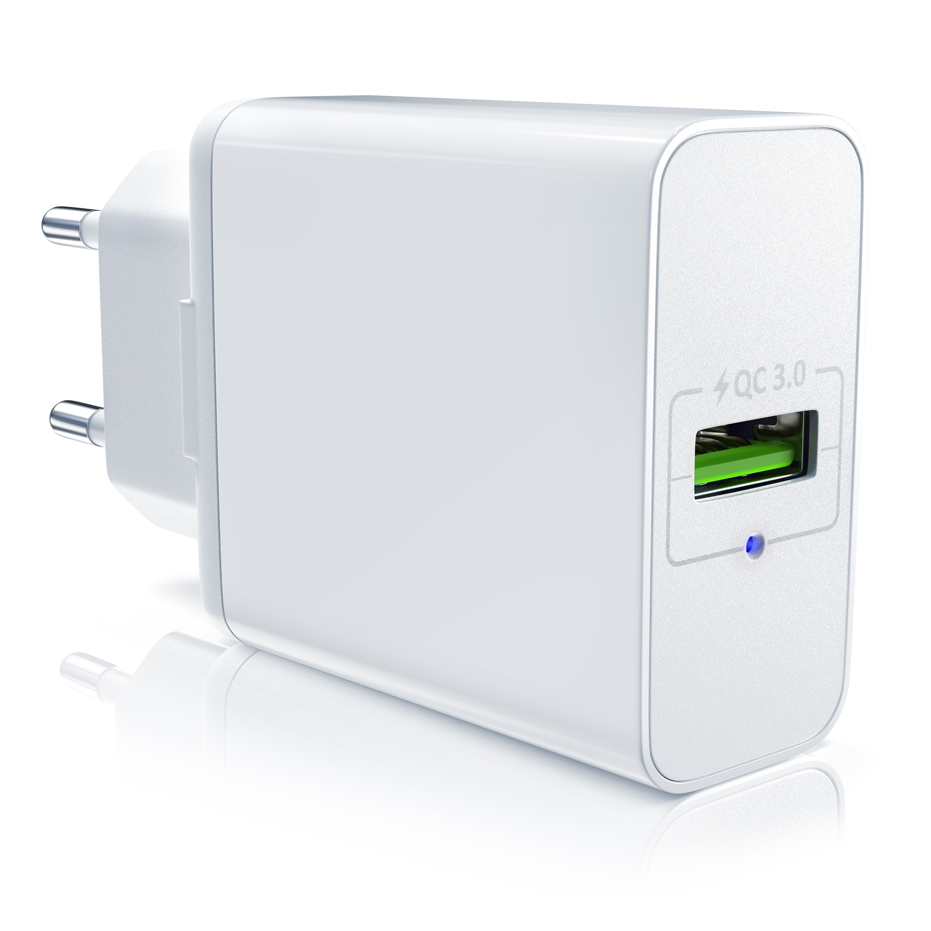 Aplic USB Ladeger&auml;t mit Schnellladefunktion - Netzteil mit Quick Charge 3.0 - Smart Charge Solid Charge Laden - f&uuml;r Handys, Smartphones, Tablets UVM. 