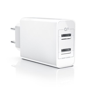 Aplic USB-Ladegerät 4800 mA, 2 Port Nezteil mit Smart Charge + Solid Charge, Leistungsstarke 24W 
