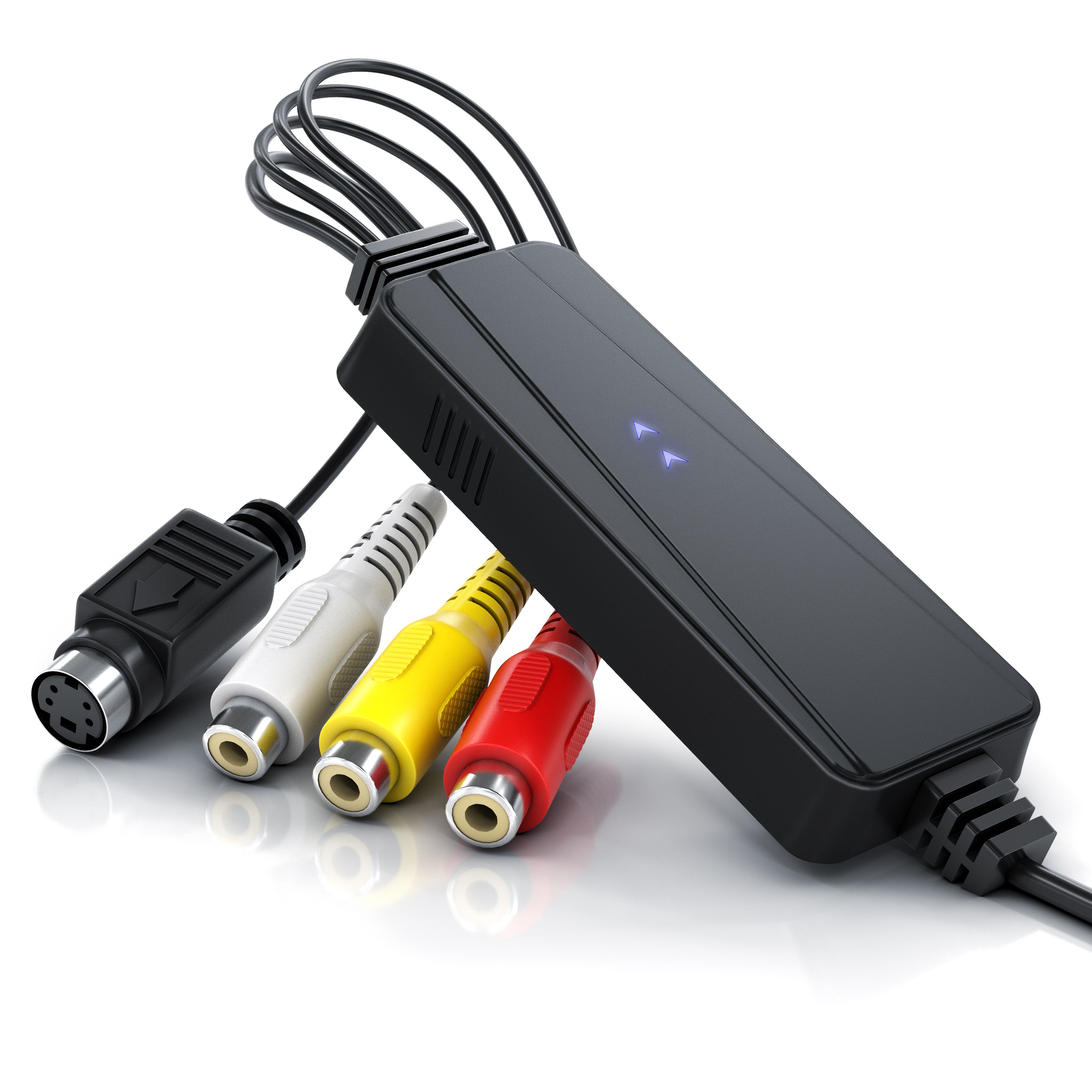 Aplic USB High Speed Videograbber - Audio Video Konverter - PAL NTSC - Filme und Videos digitalisieren - Grabber - Umwandler - Software PotPlayer 