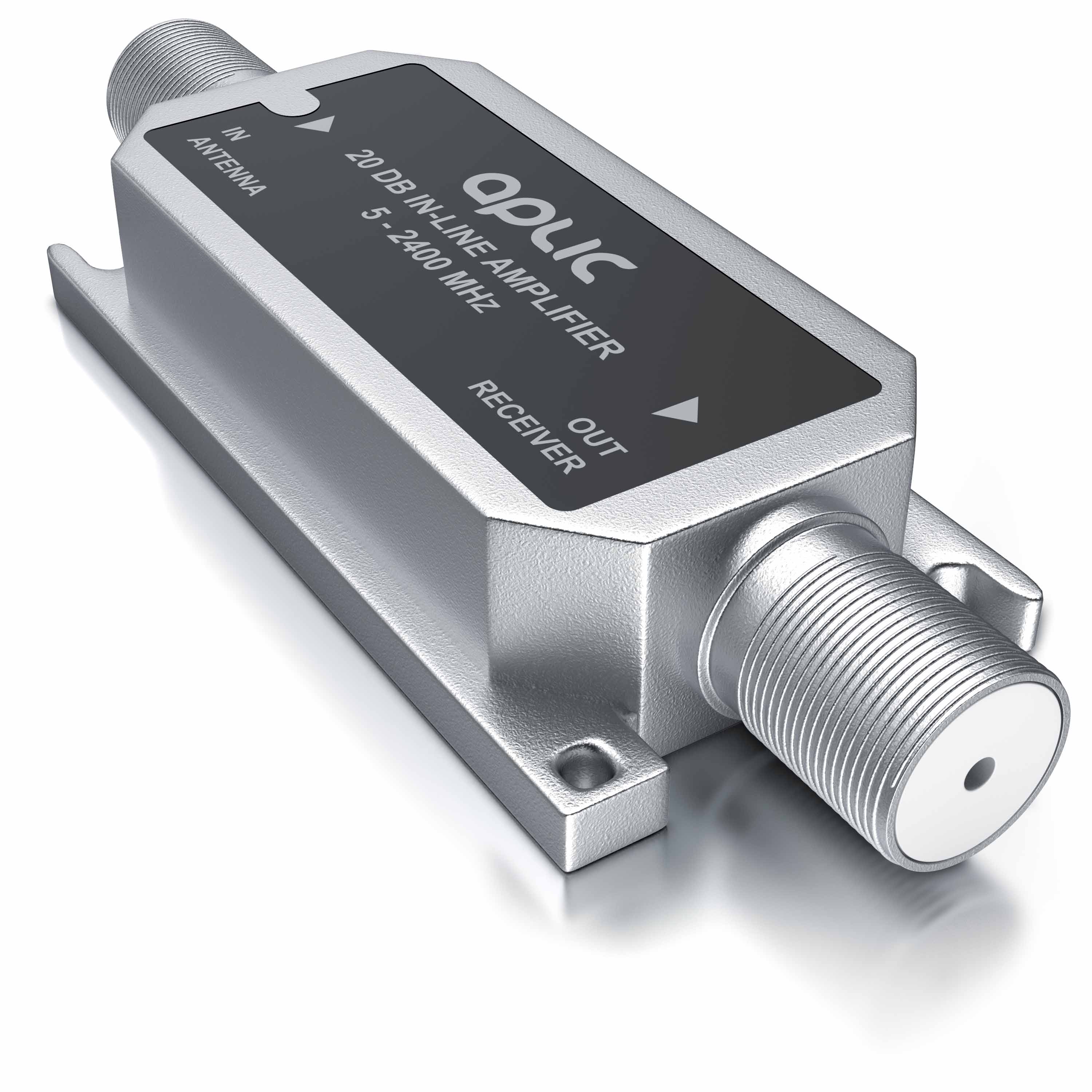 Aplic SAT Verst&auml;rker 20 dB Inlineverst&auml;rker / 5 MHz - 2400 MHz 