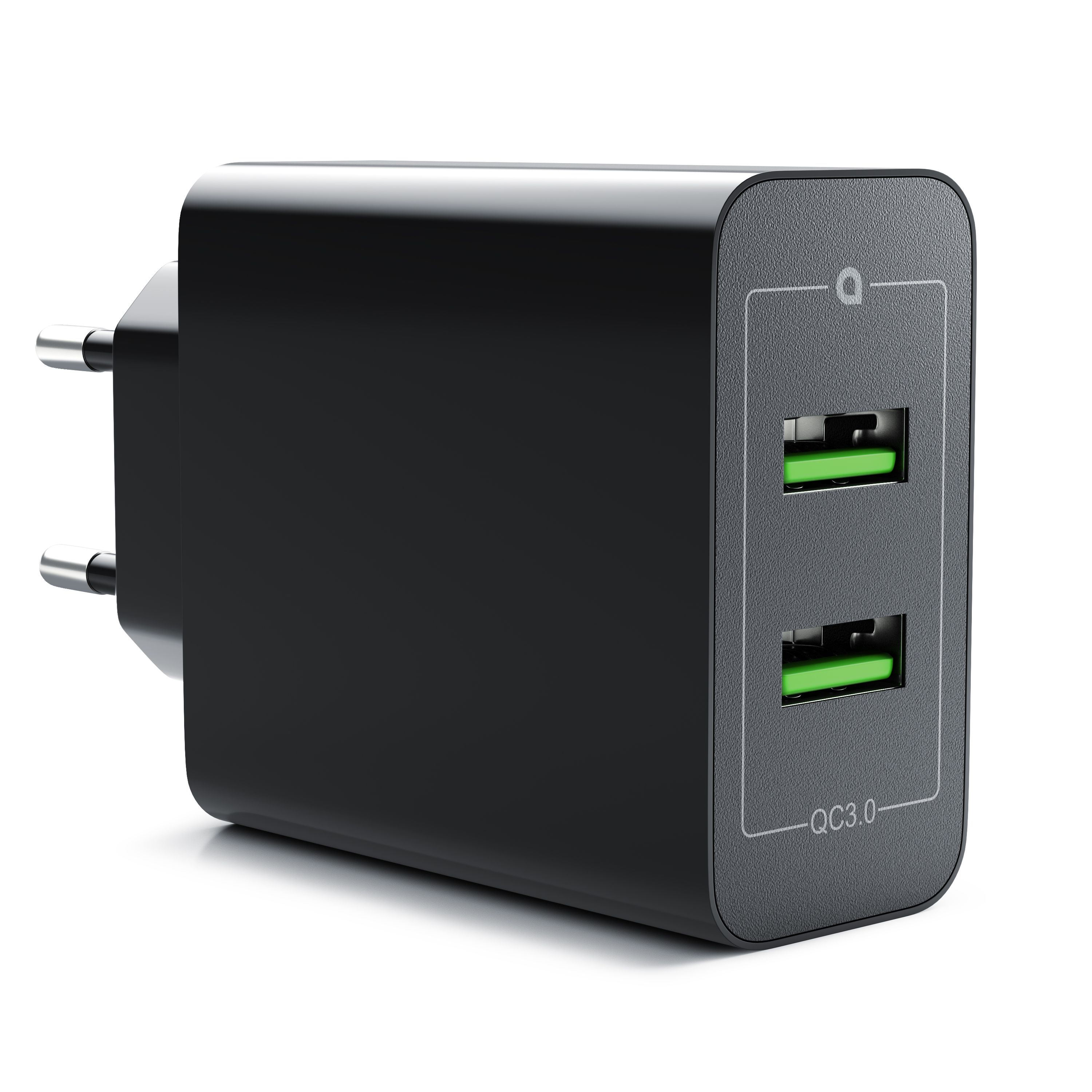 Aplic 2-Port Quick Charge USB Ladeger&auml;t 36 W / 6000 mA / Schnellladefunktion 