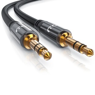 Primewire AUX zu 3,5-mm-Klinke Audio-Kabel, HiFi Klinkenkabel für Audiogeräte Premium Series  - 1,5m 