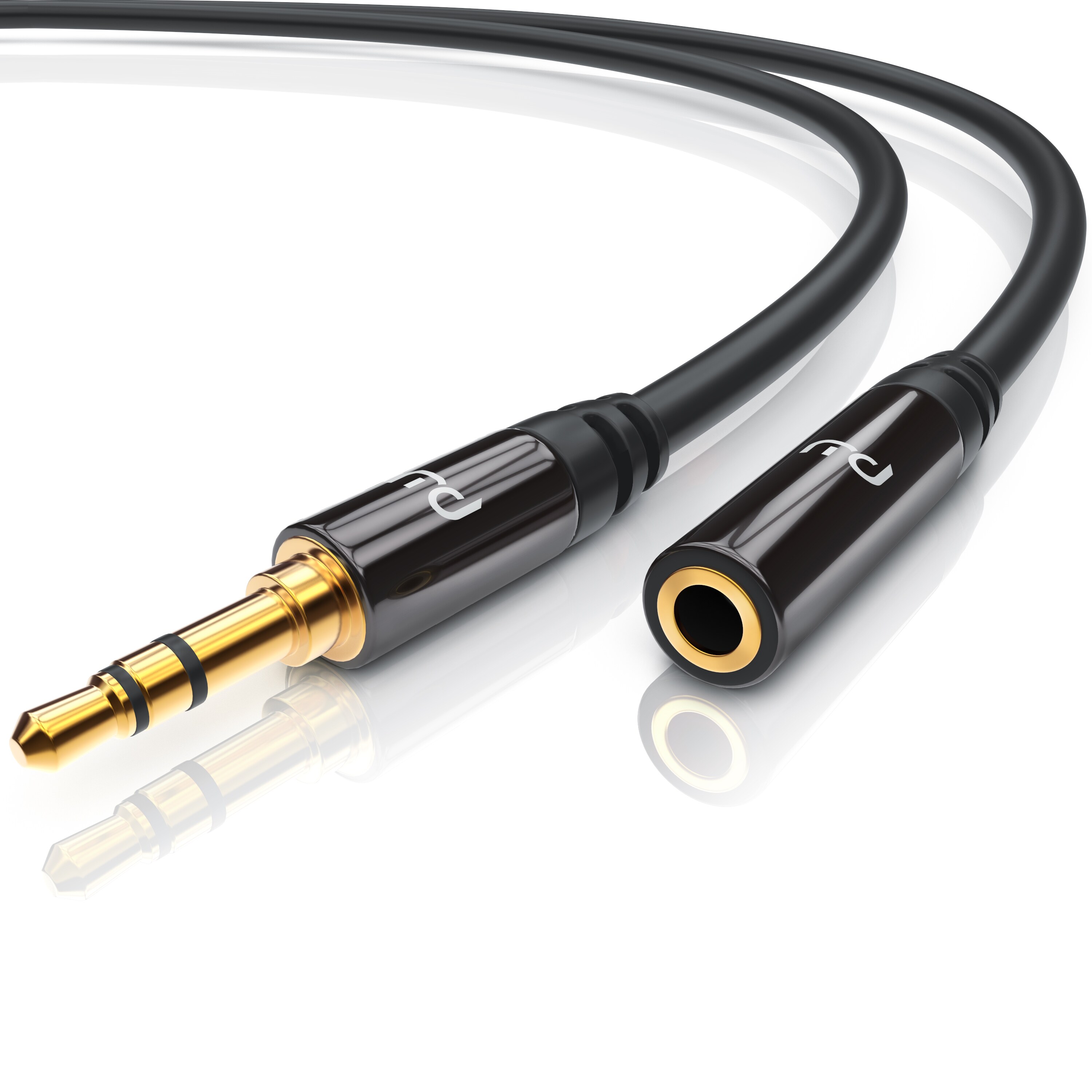 Primewire 3,5-mm-Klinke Audio-Kabel, AUX,  HiFi Audio Klinkenkabel / Verl&auml;ngerungskabel - 1,5m 