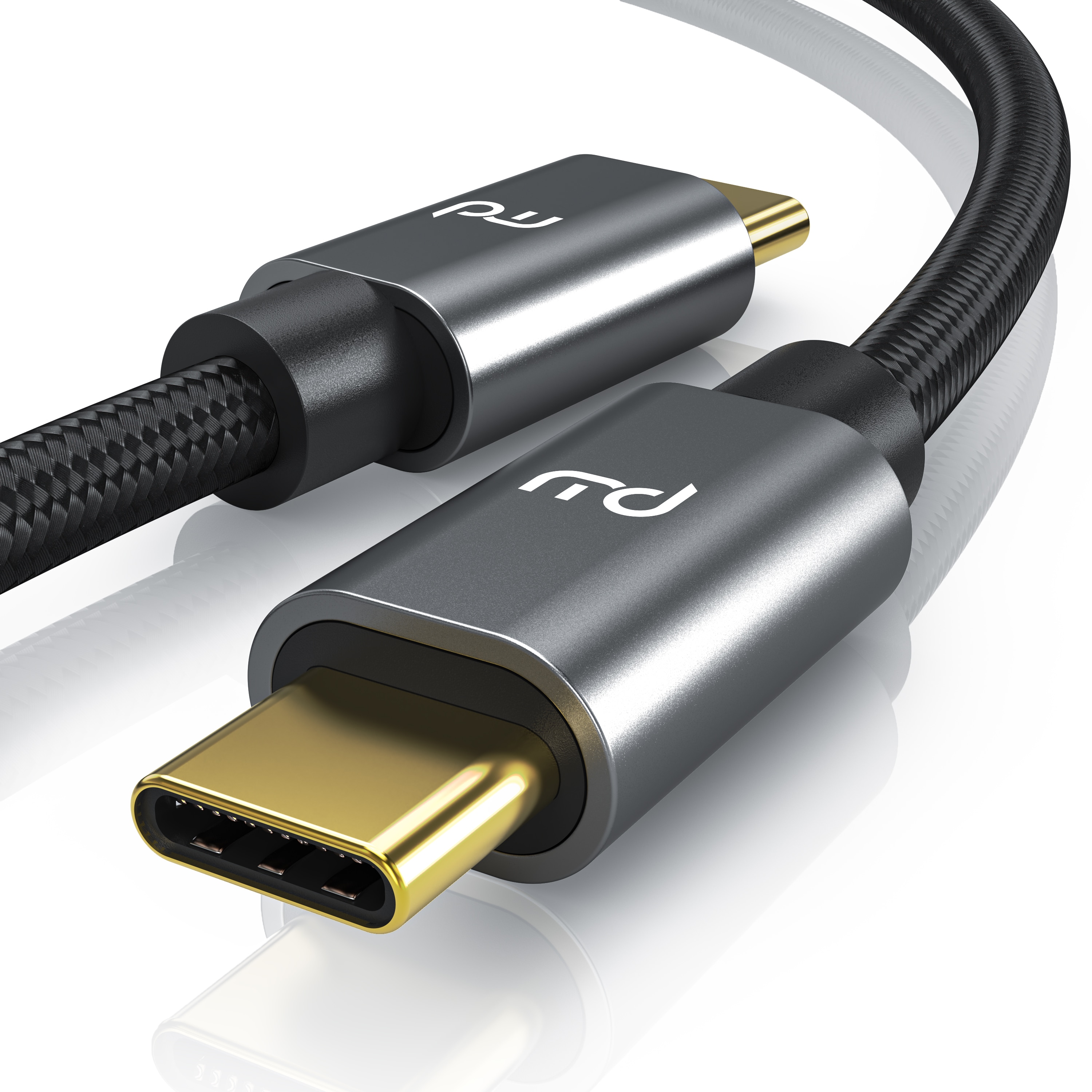 Primewire USB C 3.2 Kabel Gen 2x2-100W PowerDelivery Ladekabel - Datenkabel 20 Gbit/s - Schnellladekabel - USB 3.2 Gen2x2 - Nylonummantelung - 0,5m 