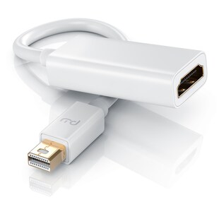 Primewire Mini DisplayPort zu HDMI Adapter, Ultra HD 4k MiniDP zu HDMI Buchse Monitor Konverter, Adapterkabel 