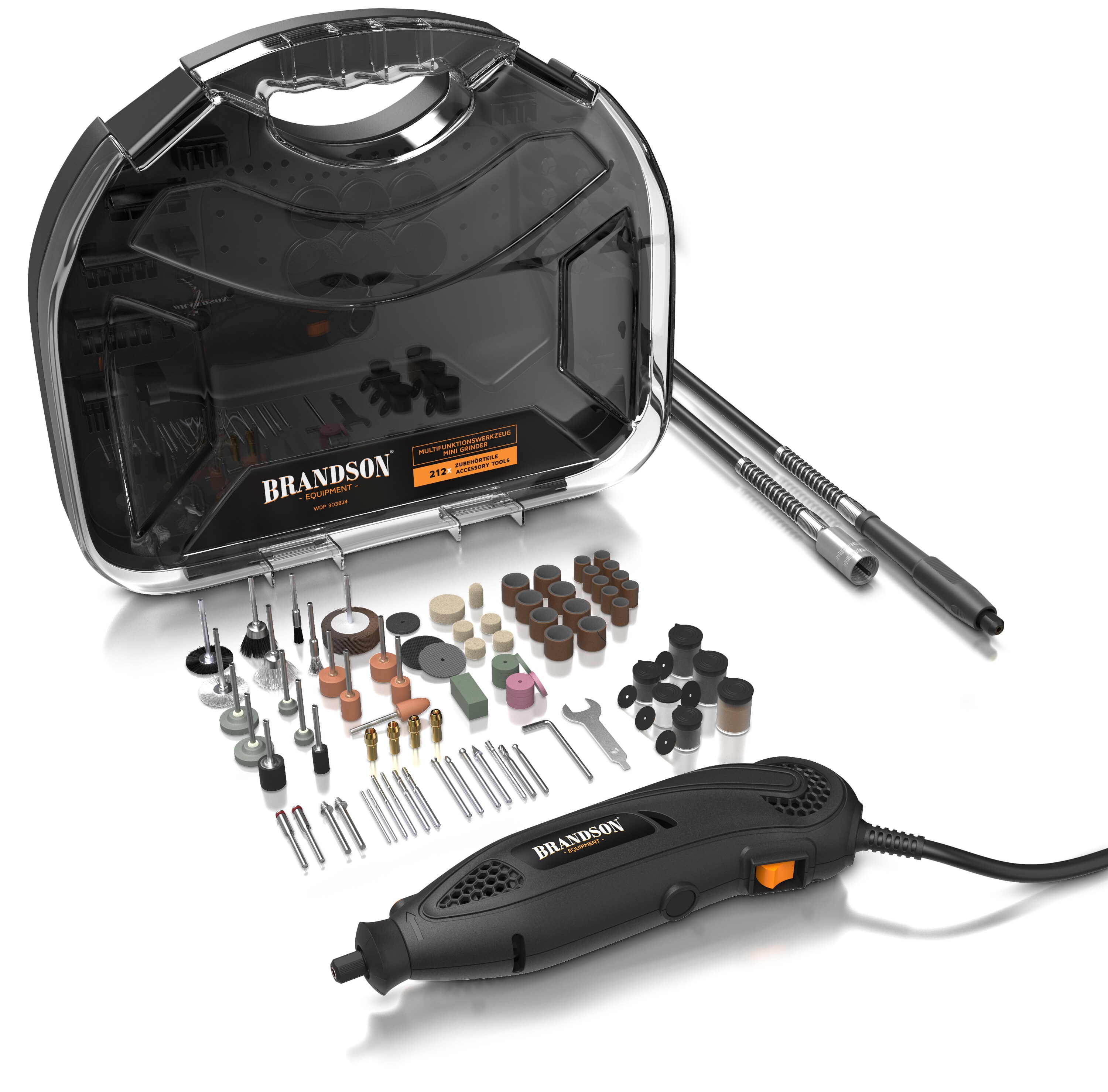 Brandson Multitool, S&auml;gen, Fr&auml;sen, Polieren, Gravieren 