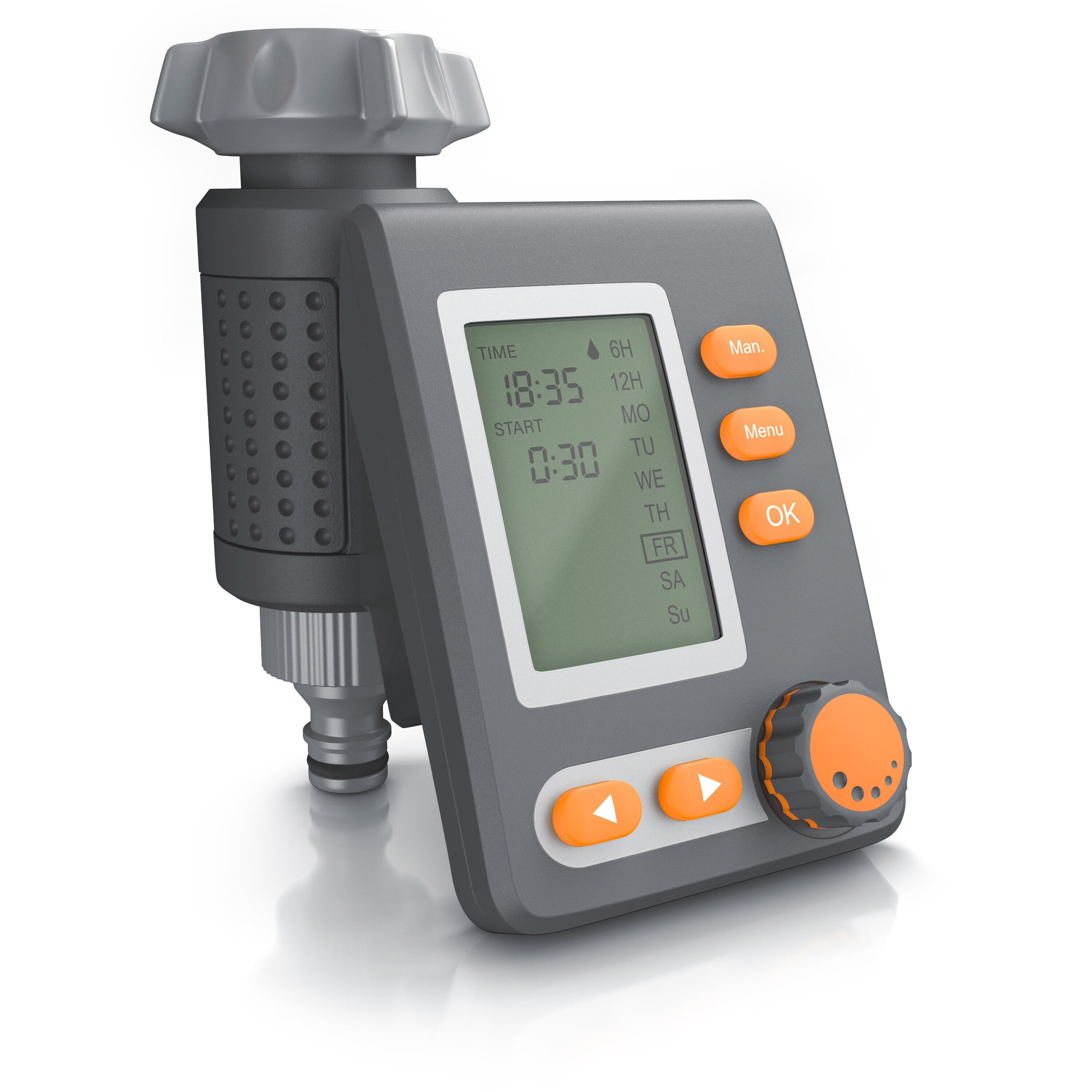 Brandson Bew&auml;sserungscomputer, digital, 1 bis 240 Min, LED-Display 