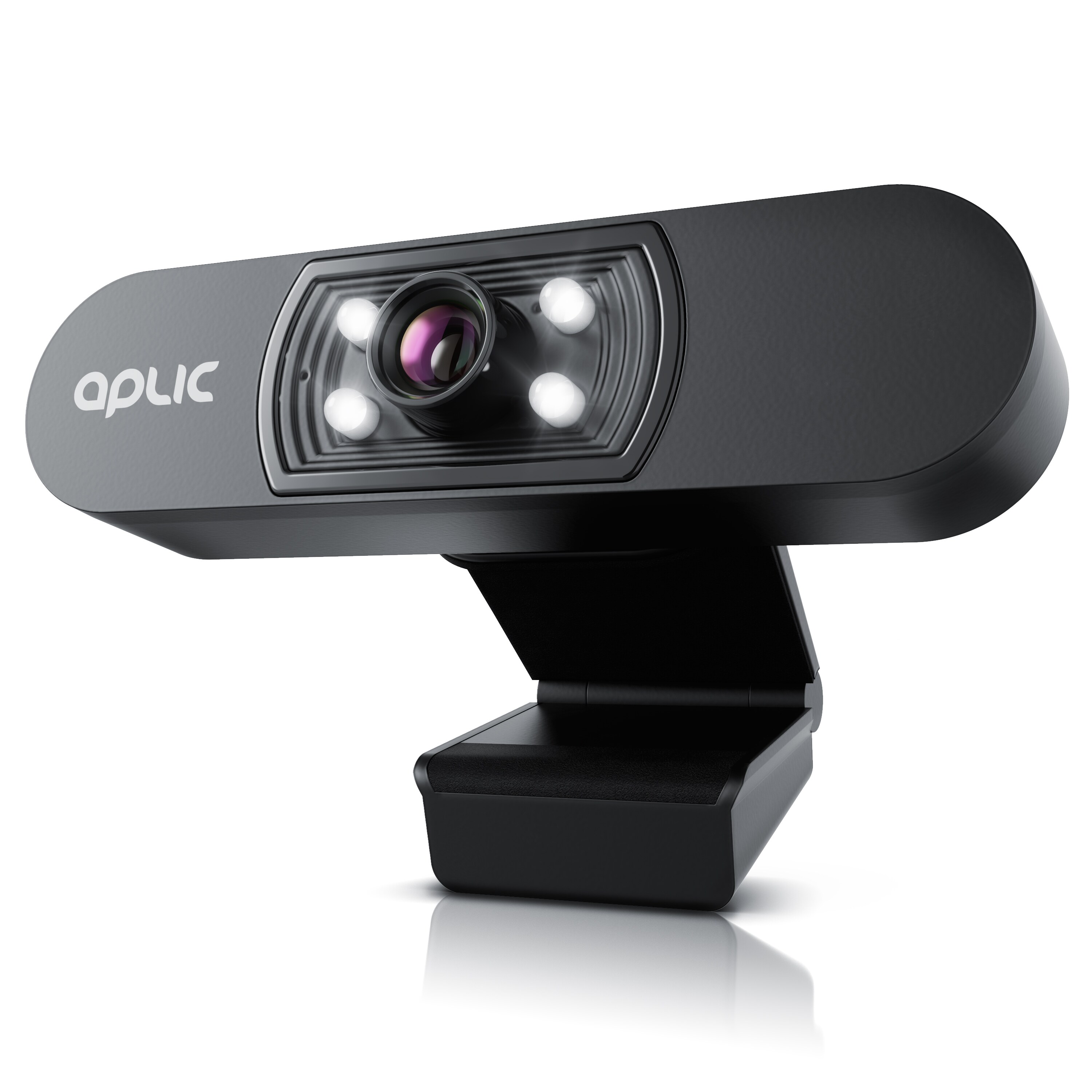Aplic Full HD Webcam, 1080p, Mikrofon, Licht, 5P Linse 