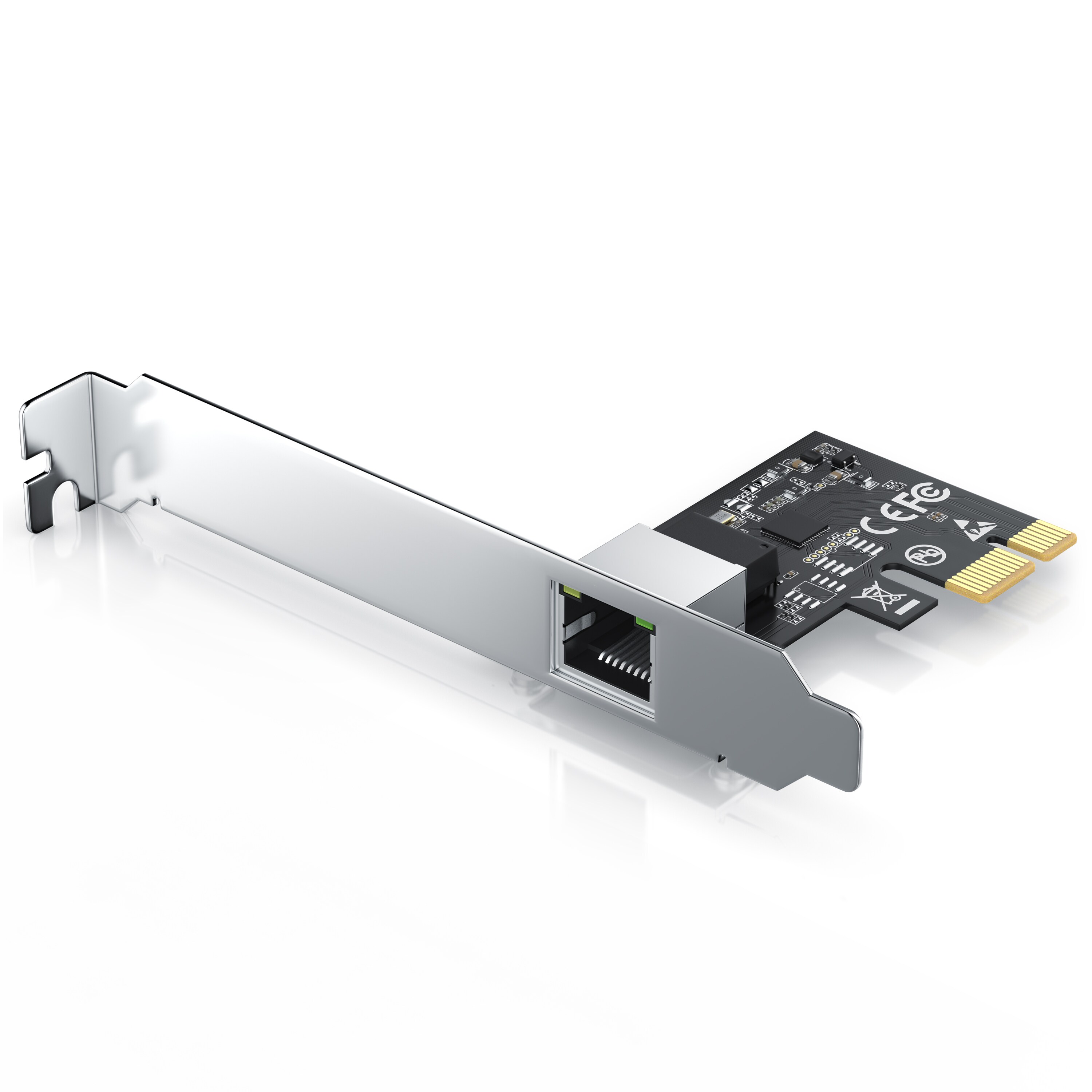 CSL PCIe Ethernet Adapter, 2,5G Netzwerk, f&uuml;r Windows und Linux 