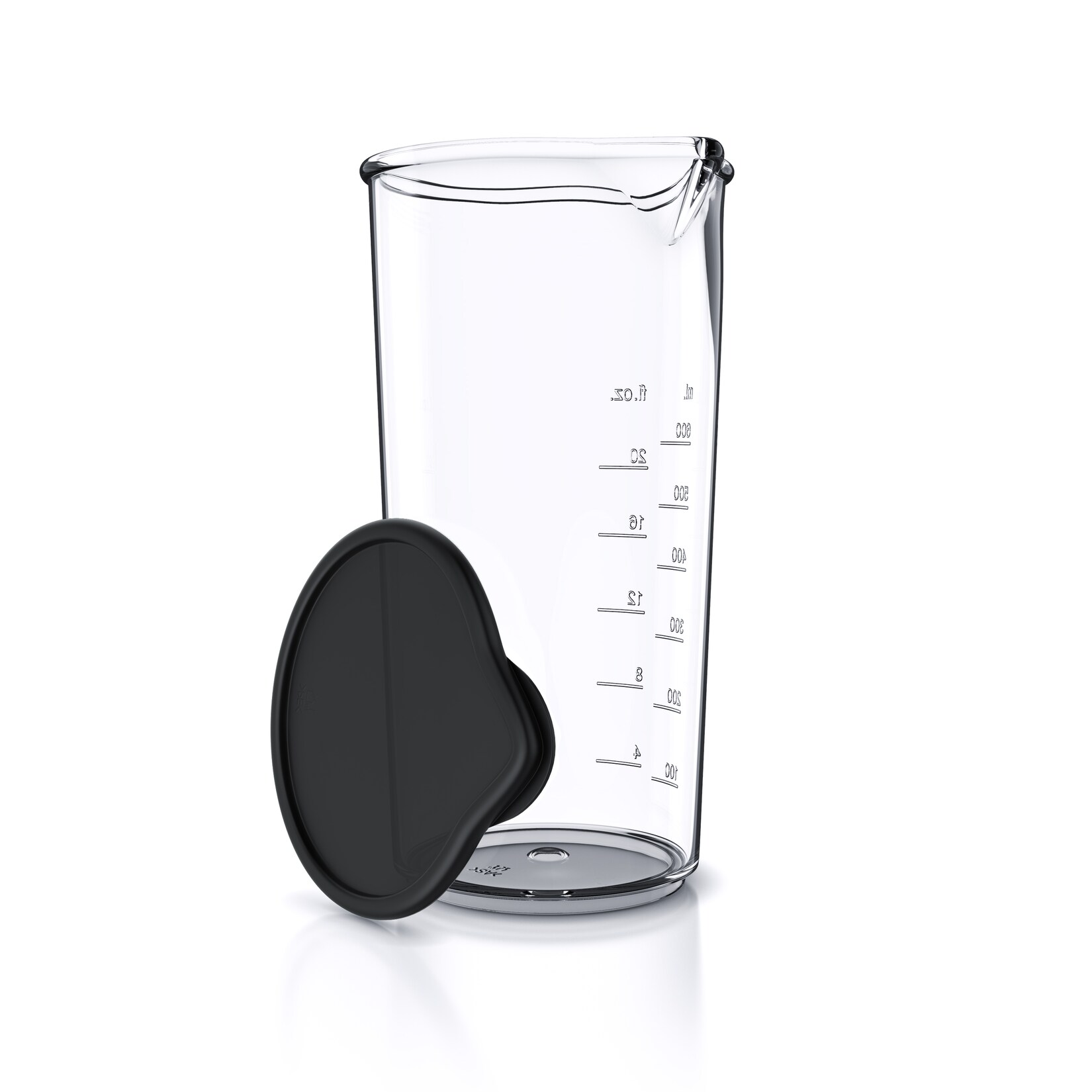 Mixbecher , Kunststoff, mit Deckel, für Handmixer