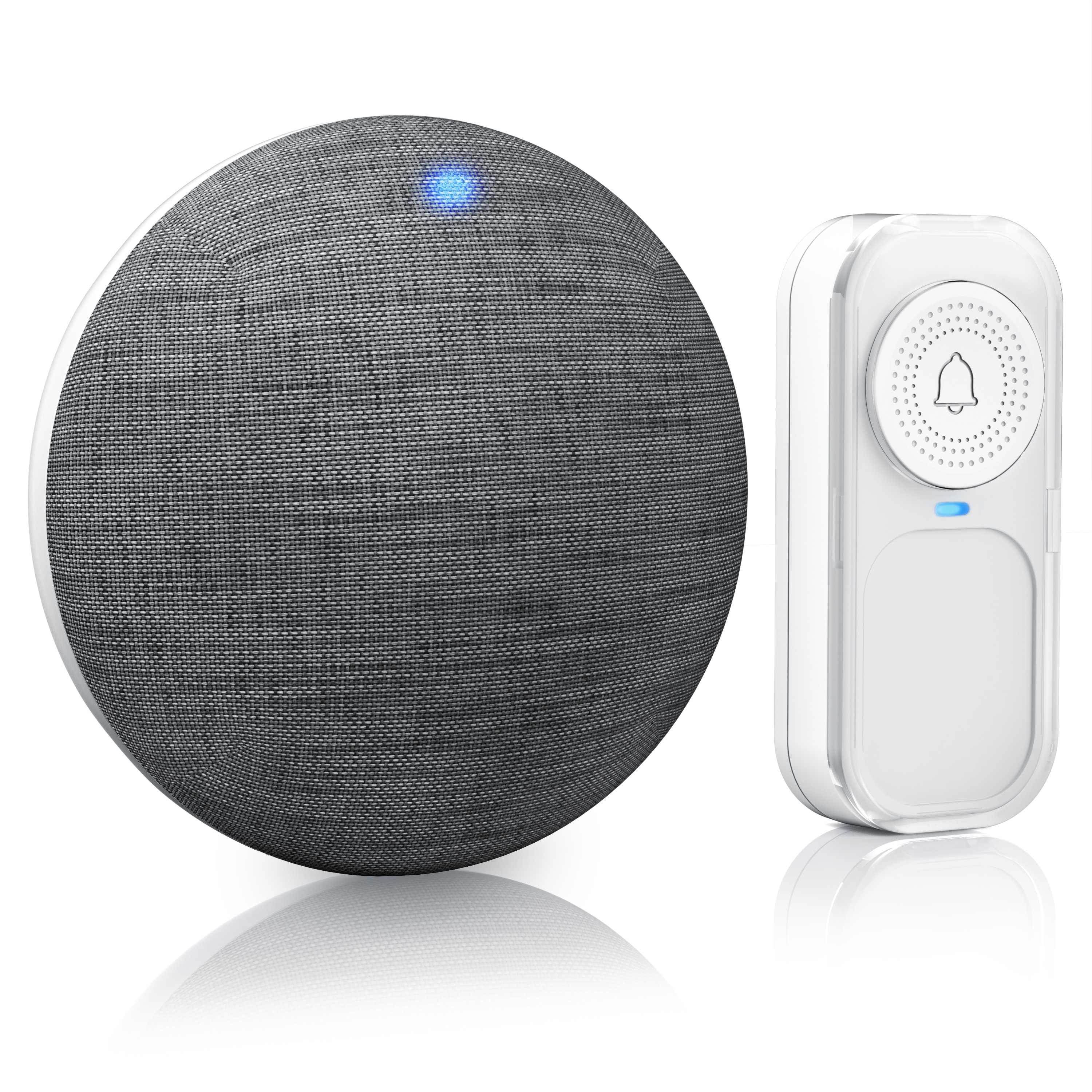 Bearware T&uuml;rklingel Set mit Funk, 21 Melodien, 2-teilig, IP55 wasserdicht, 4 Lautst&auml;rken, inkl. Zubeh&ouml;r 